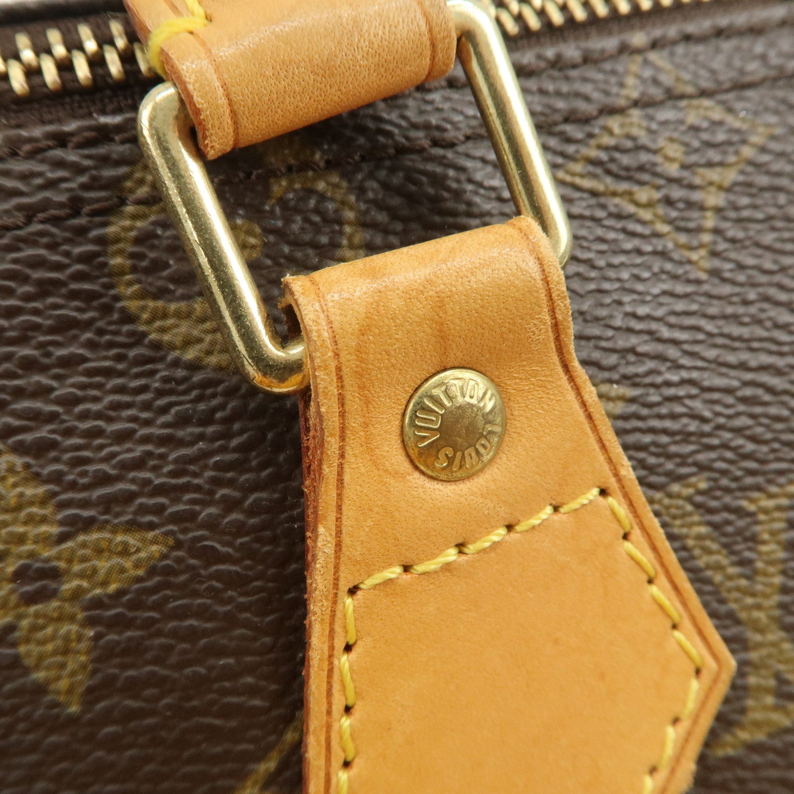 Louis Vuitton Monogram Speedy 25 Boston Bag Hand Bag Brown M41528