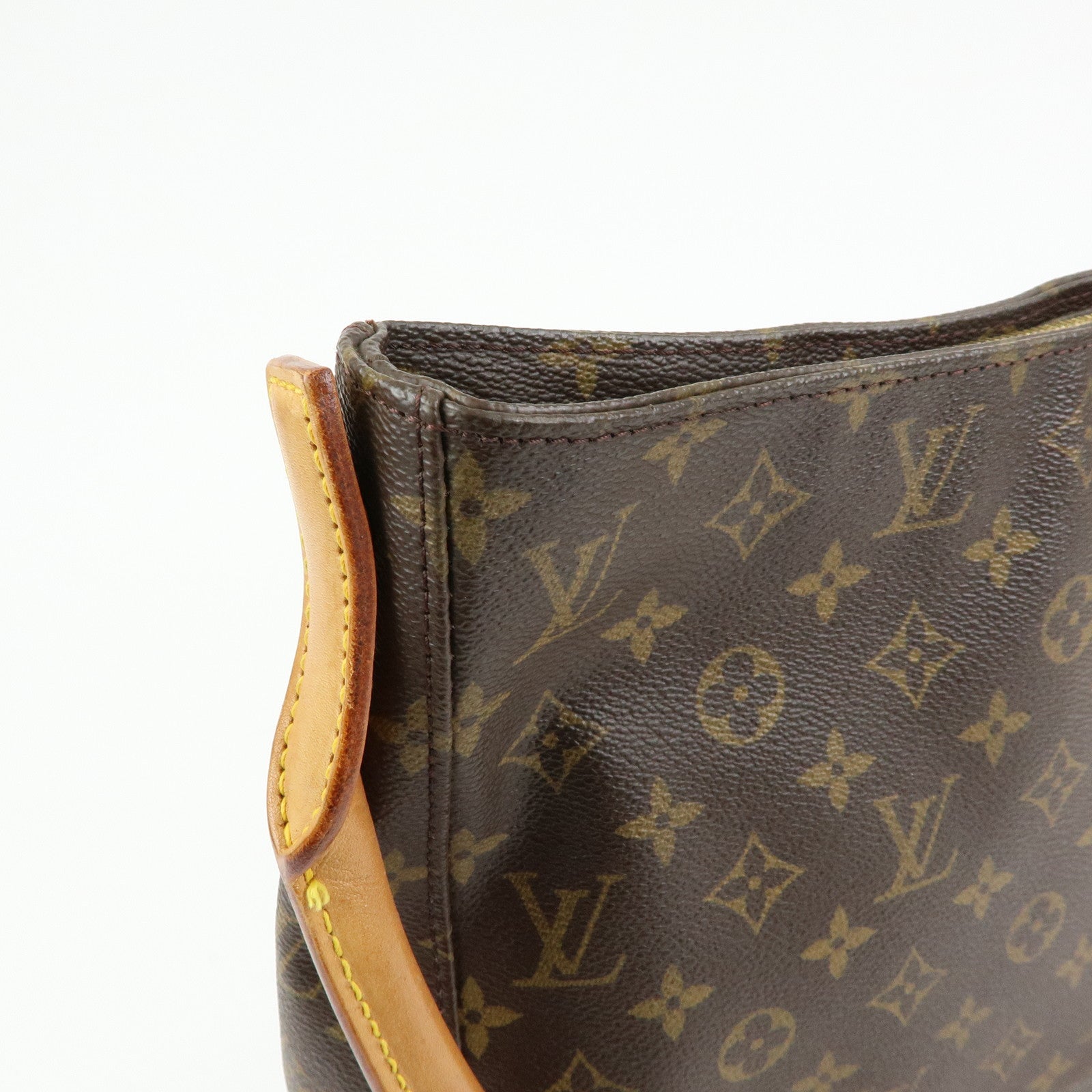 Louis Vuitton Monogram Looping GM Shoulder Bag Brown M51145