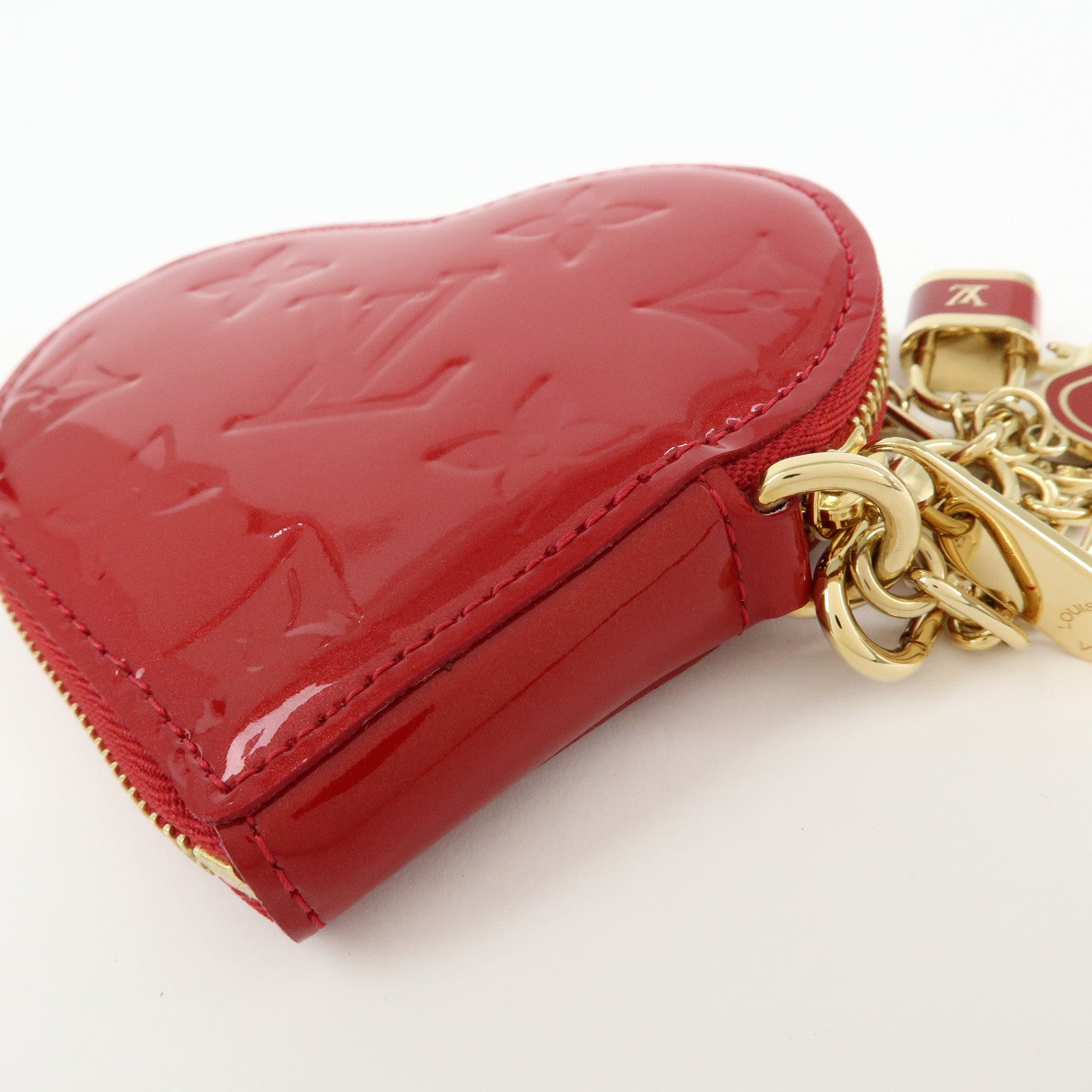 Louis Vuitton Monogram Vernis Porte Monnaie Coeur Coin Case M93562