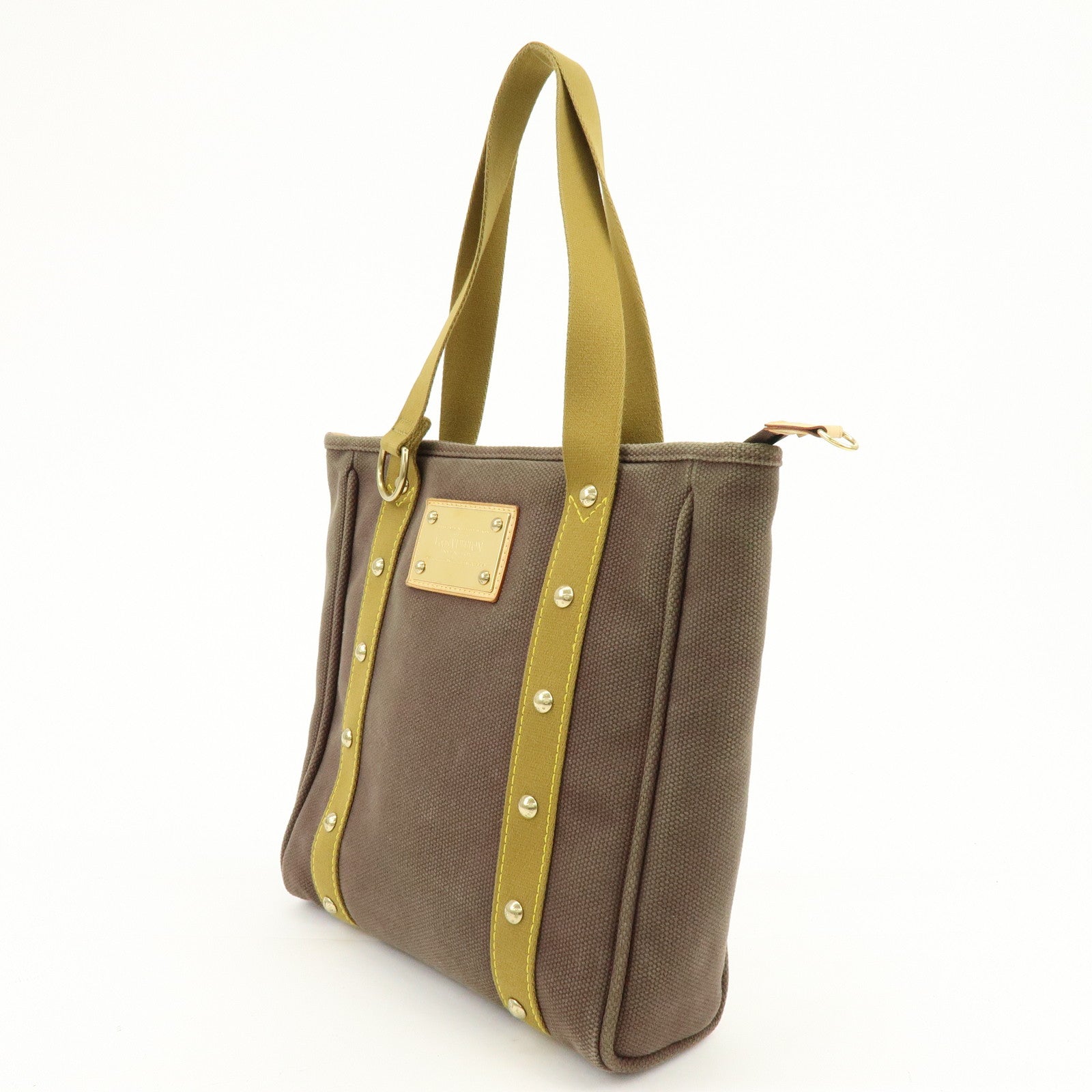 Louis Vuitton Antigua Cabas MM Tote Bag Shoulder Bag Brown M40086