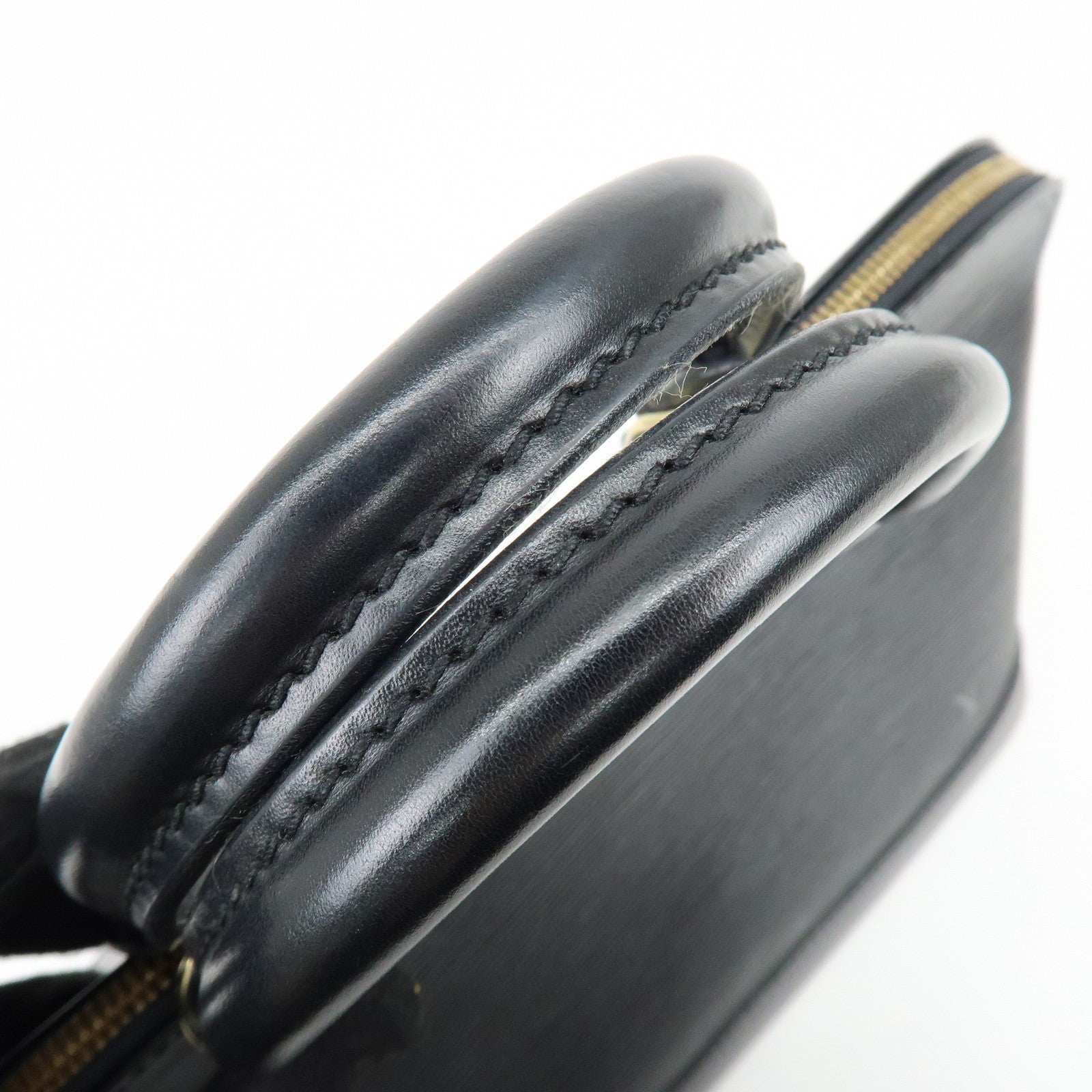 Louis Vuitton Epi Alma Hand Bag Noir Black M52142
