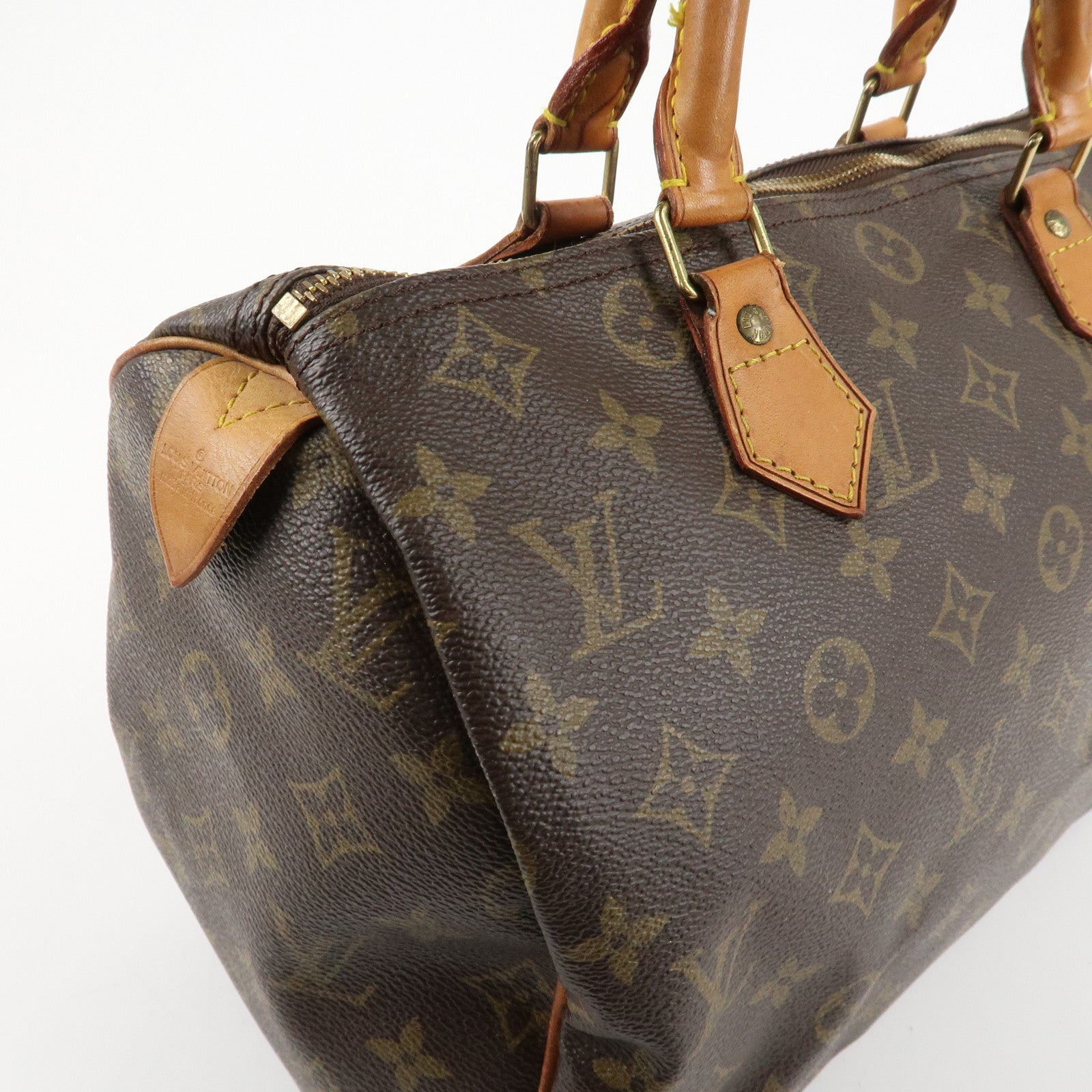 Louis Vuitton Monogram Speedy 30 Hand Bag Boston Bag M41526 Used