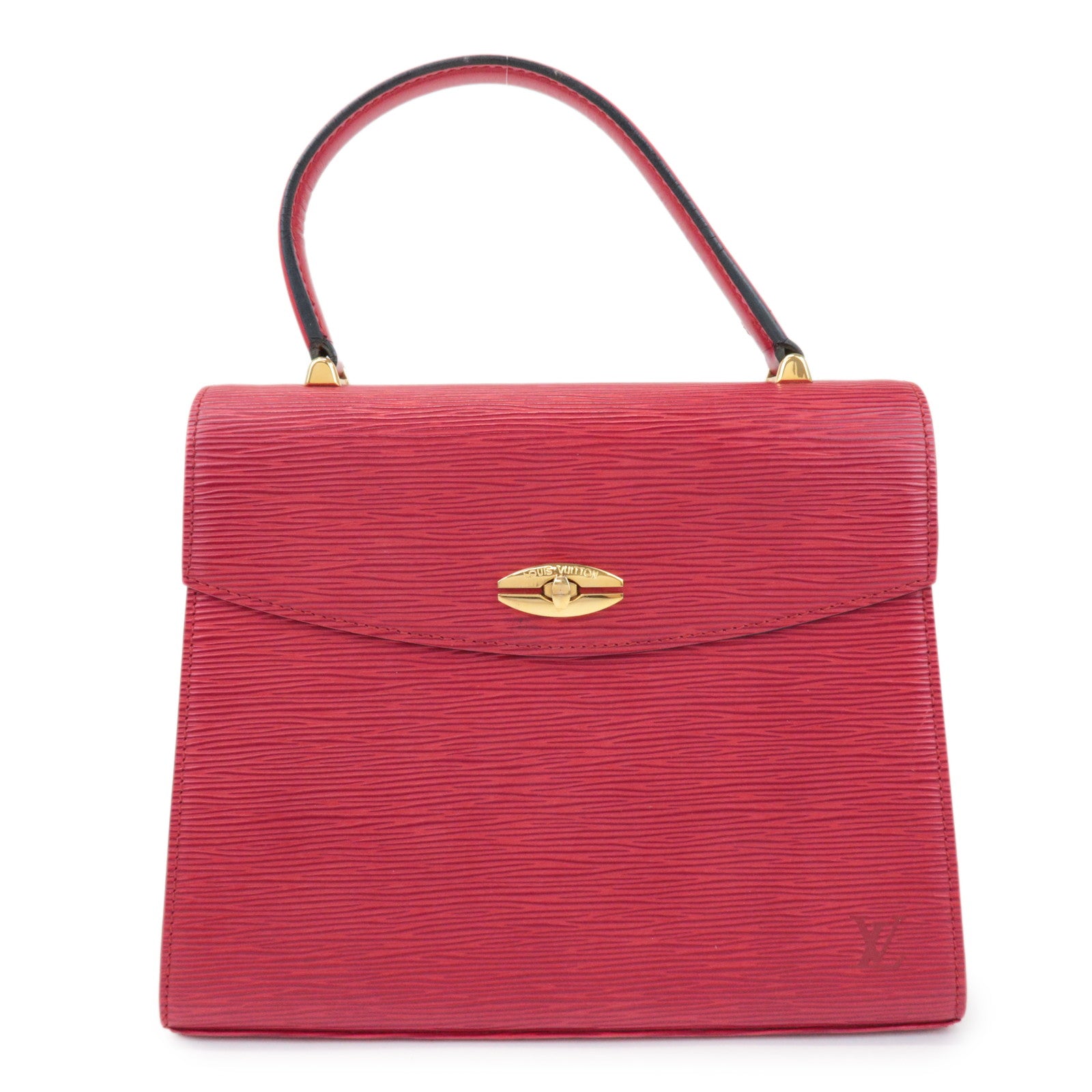 Louis Vuitton Epi Leather Marceau Hand Bag Castilian Red M52377