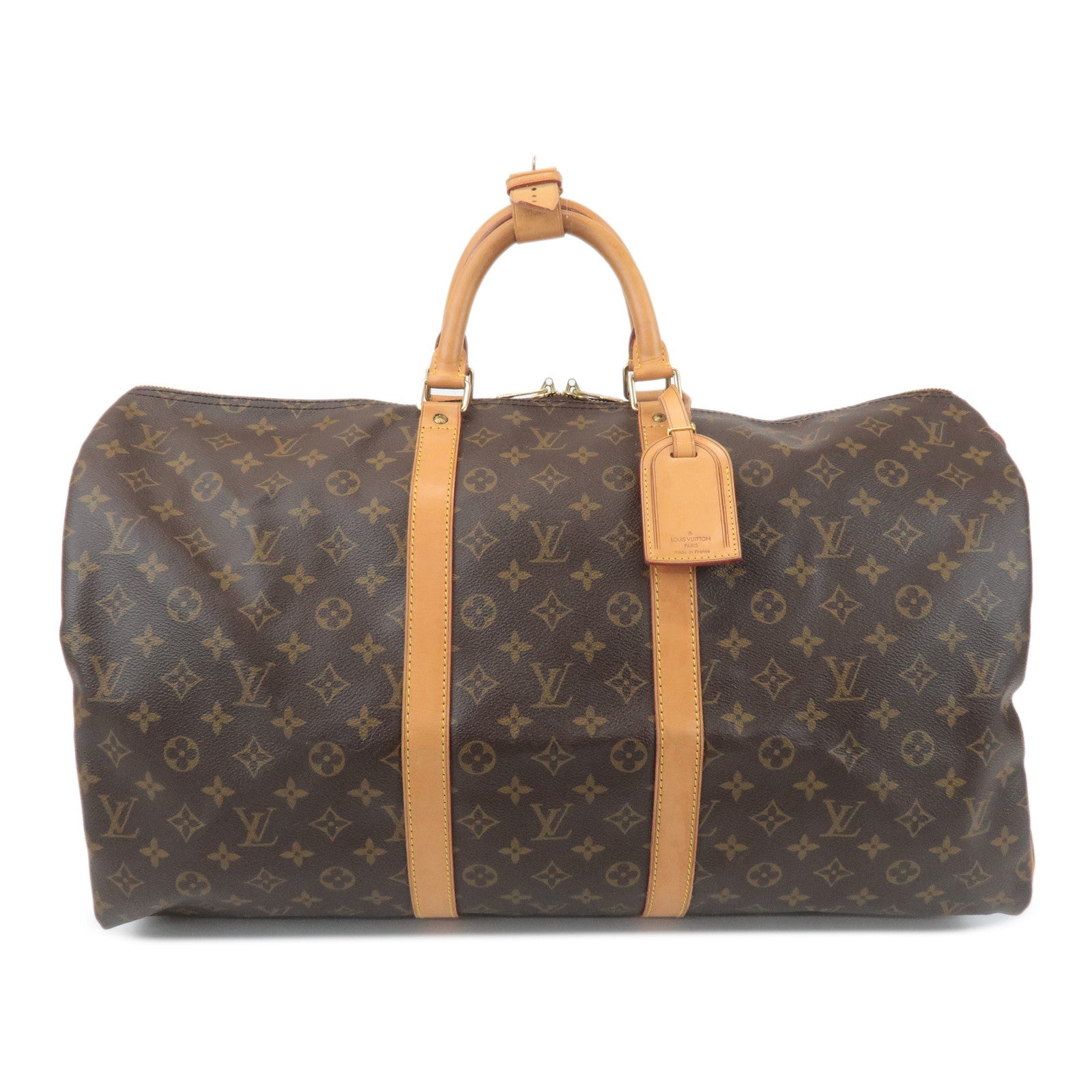 Louis Vuitton Monogram Keep All 55 Boston Bag Travel Bag M41424 Used