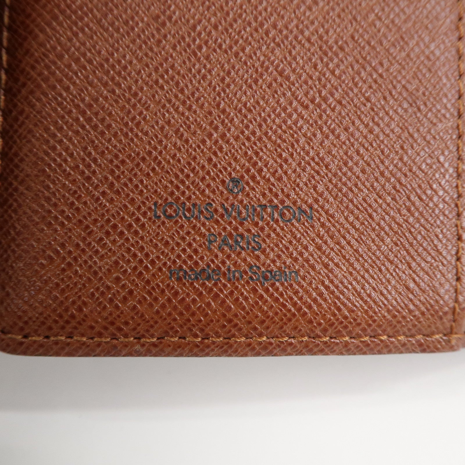 Louis Vuitton Monogram Agenda PM Planner Cover Brown R20005 Used