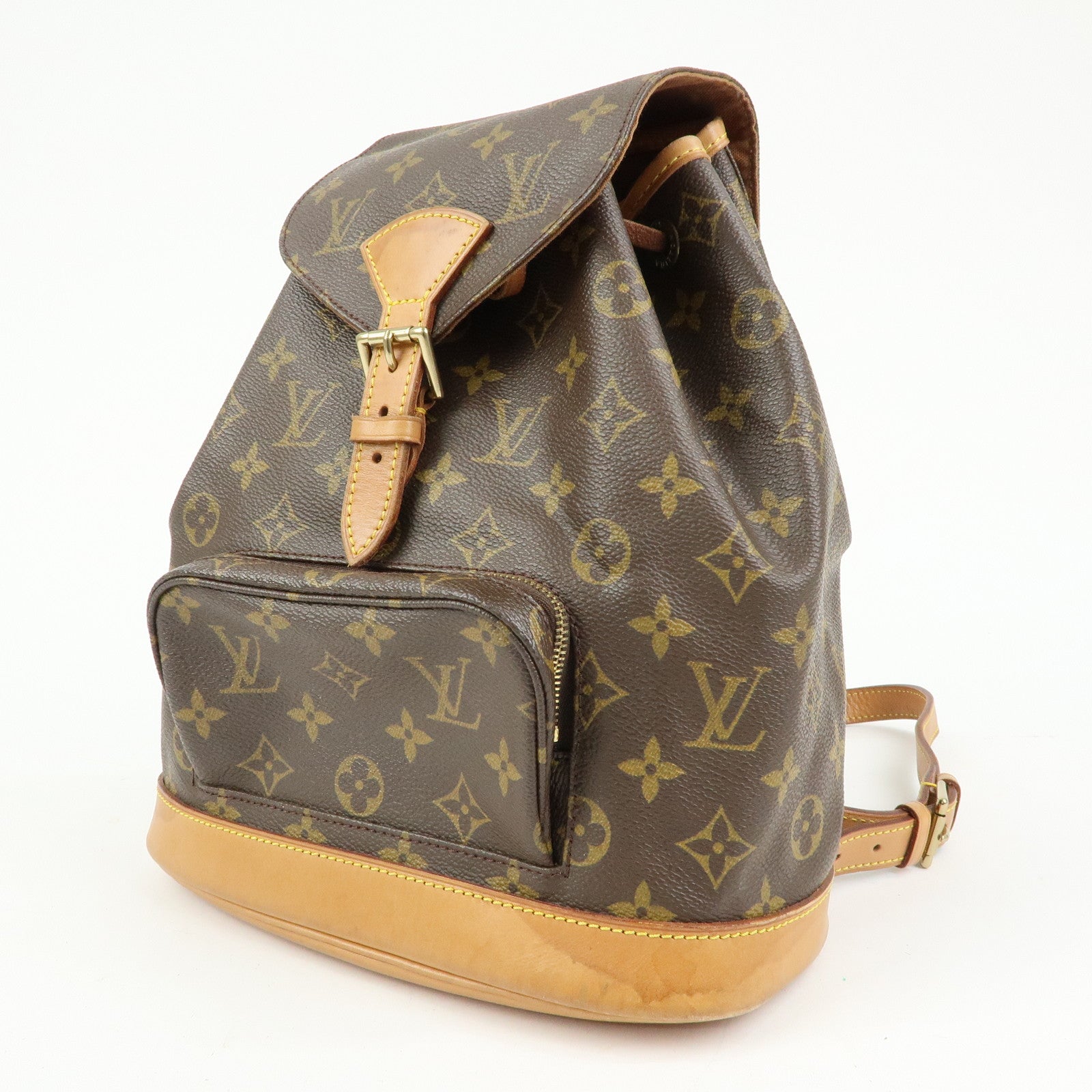Louis Vuitton Monogram Montsouris MM Backpack Brown M51136