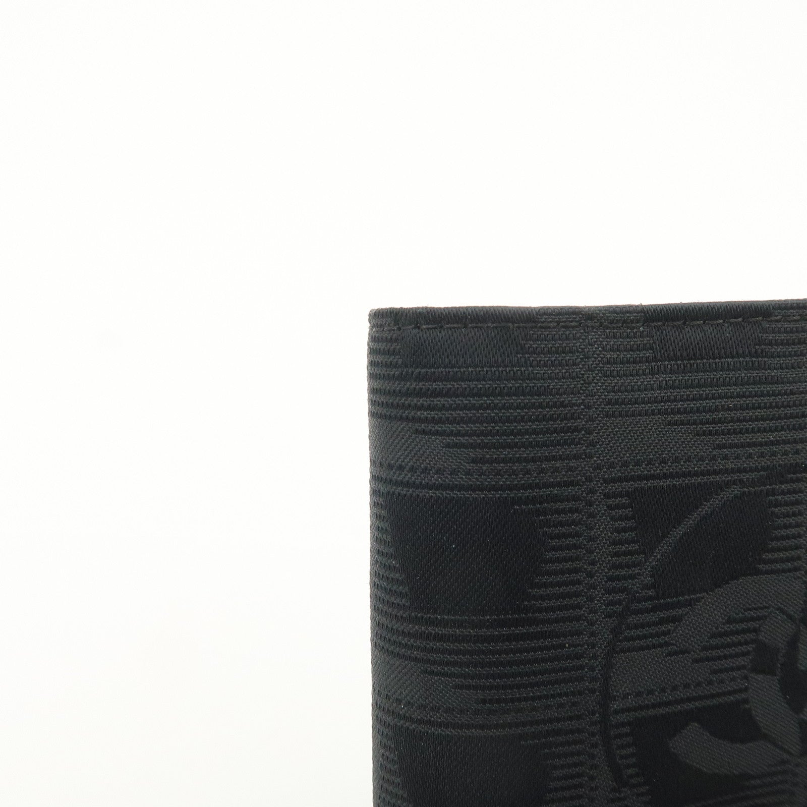 CHANEL New Travel Line Nylon Bi-fold Wallet Black