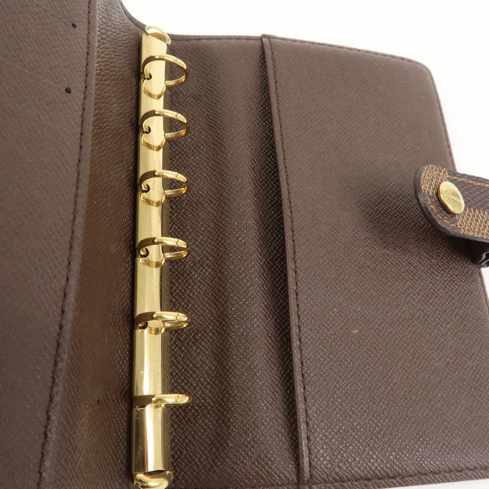 Louis Vuitton Damier Agenda PM Planner Cover Damier Ebene R20700