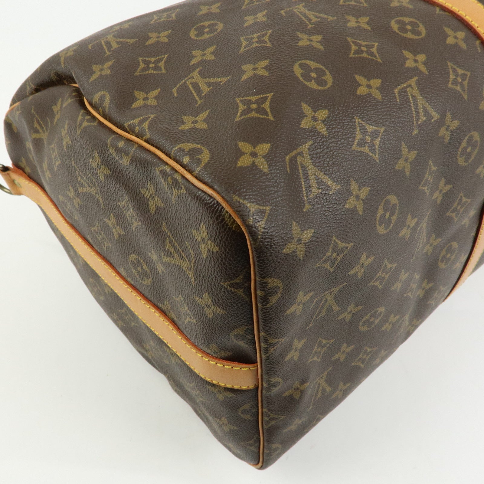 Louis Vuitton Monogram Keep All Bandouliere 55 Boston Bag M41414
