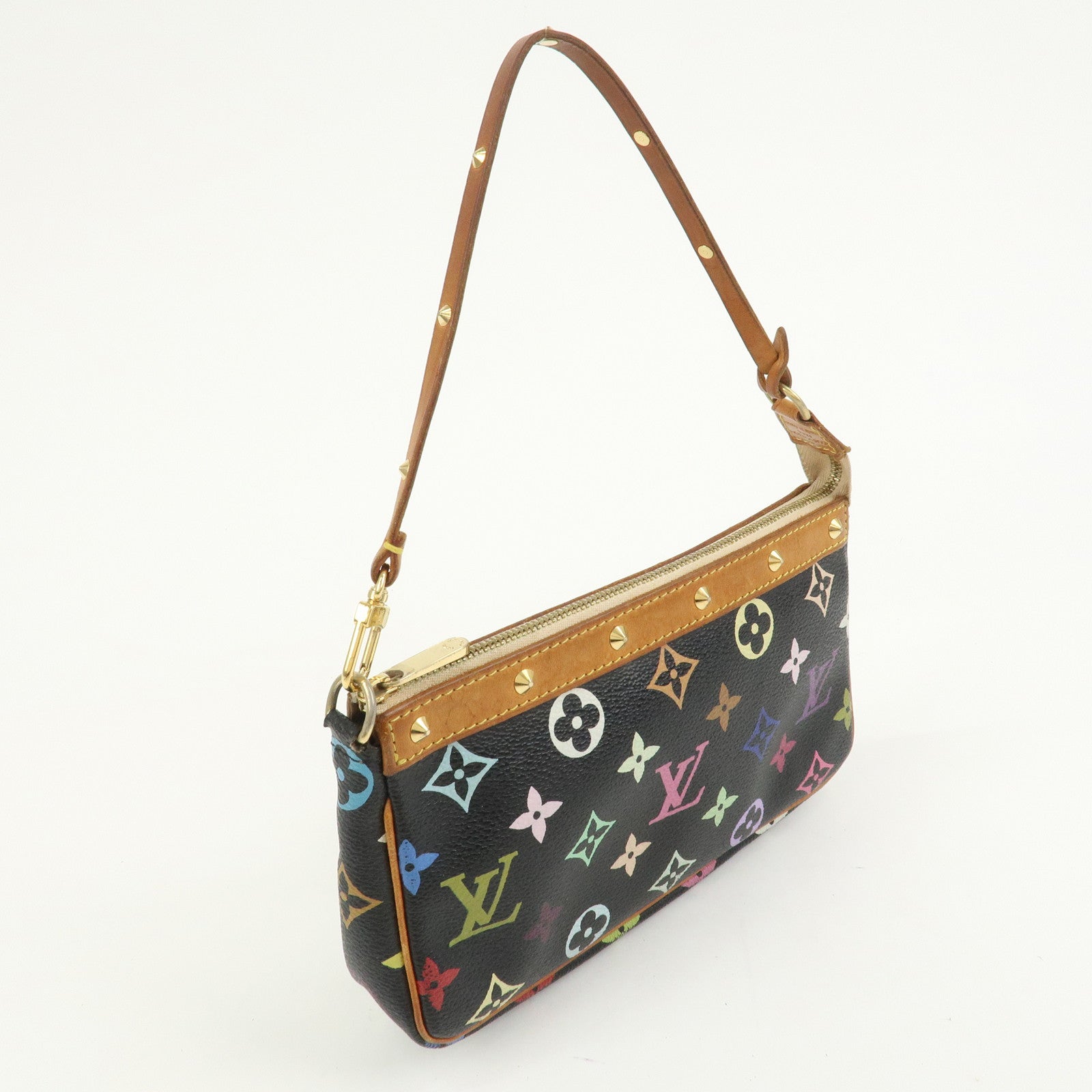 Louis Vuitton Monogram Multicolor Pochette Accessoires Noir M92648