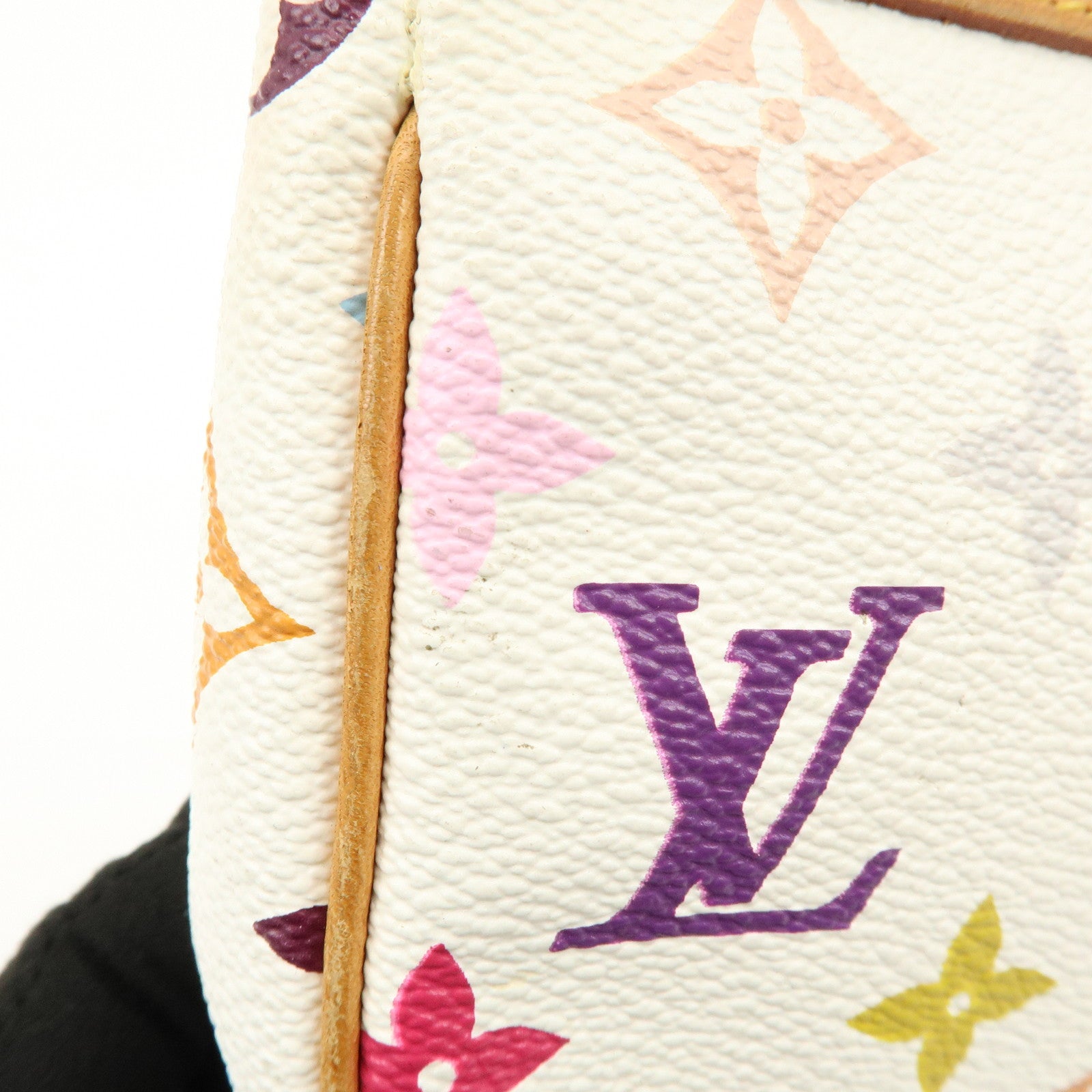 Louis Vuitton Monogram Multicolor Pochette Accessoires Blanc M92649