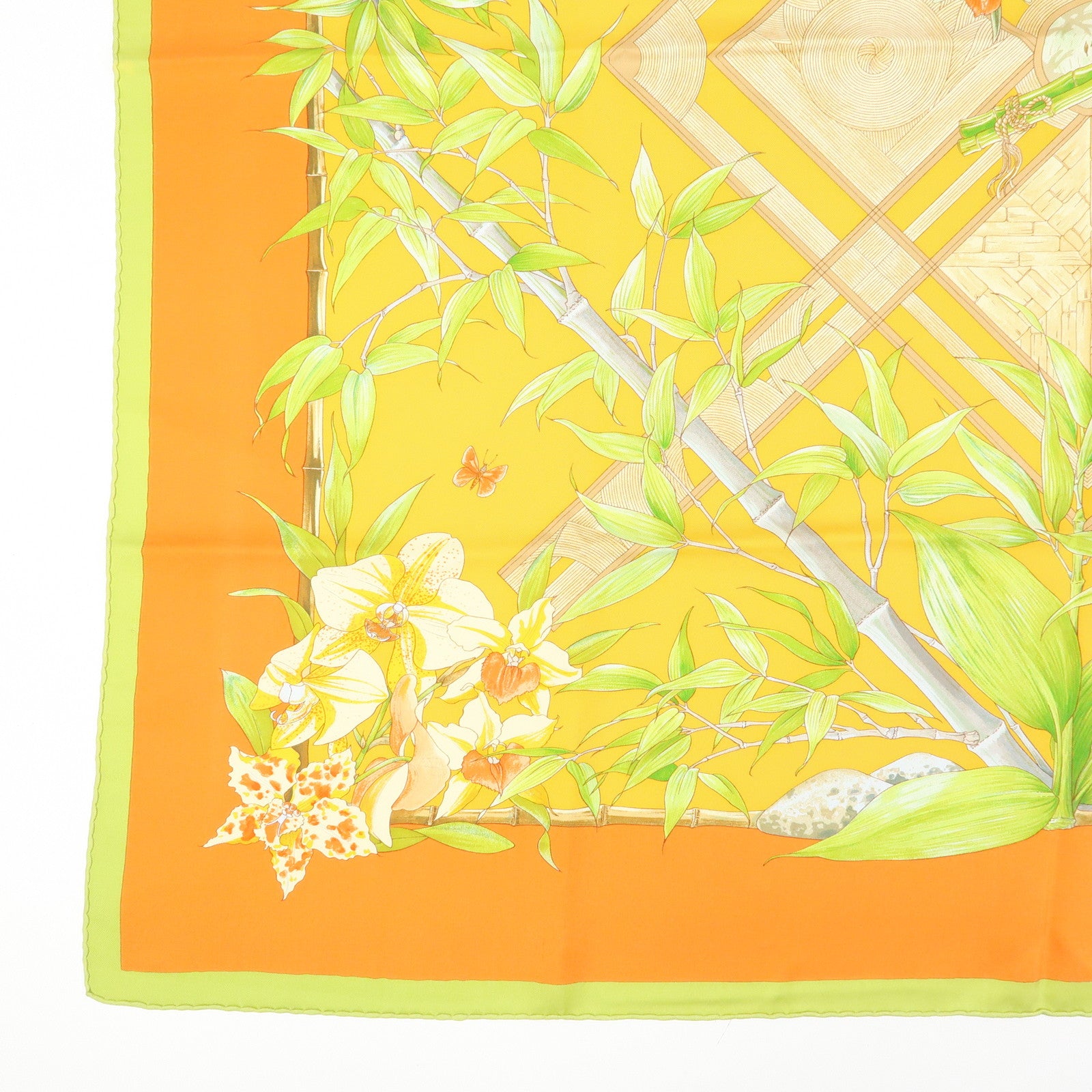 HERMES Carre 90 Set of 2 Silk 100% Scarf au gre du vent SERENITE