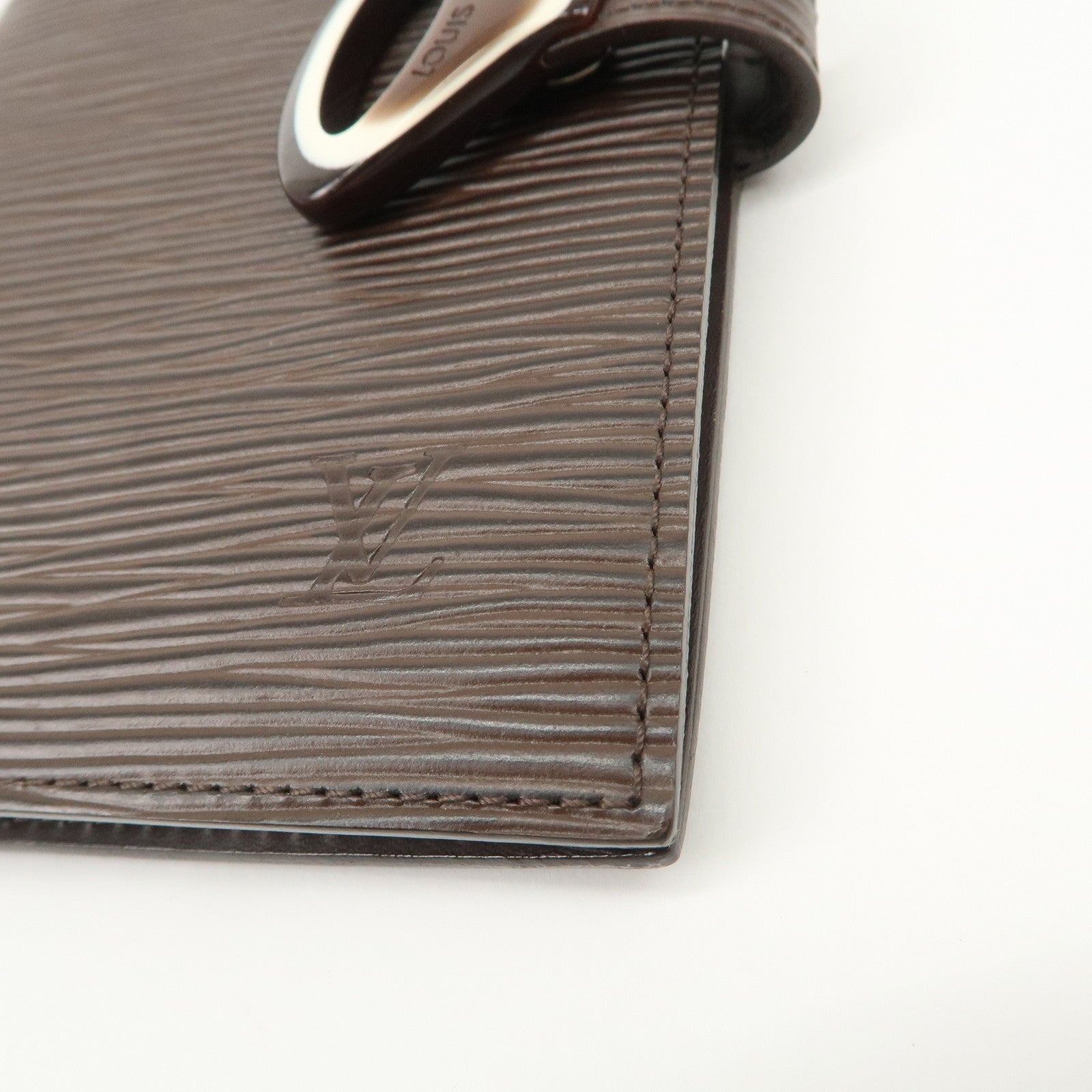 Louis Vuitton Epi Agenda PM Planner Cover Mocha R2009B