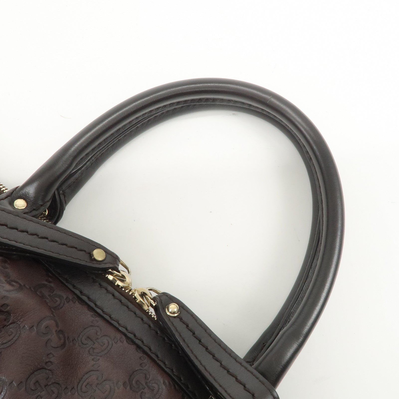 GUCCI Sukey Interlocking G Guccissima 2Way Shoulder Hand Bag 247902