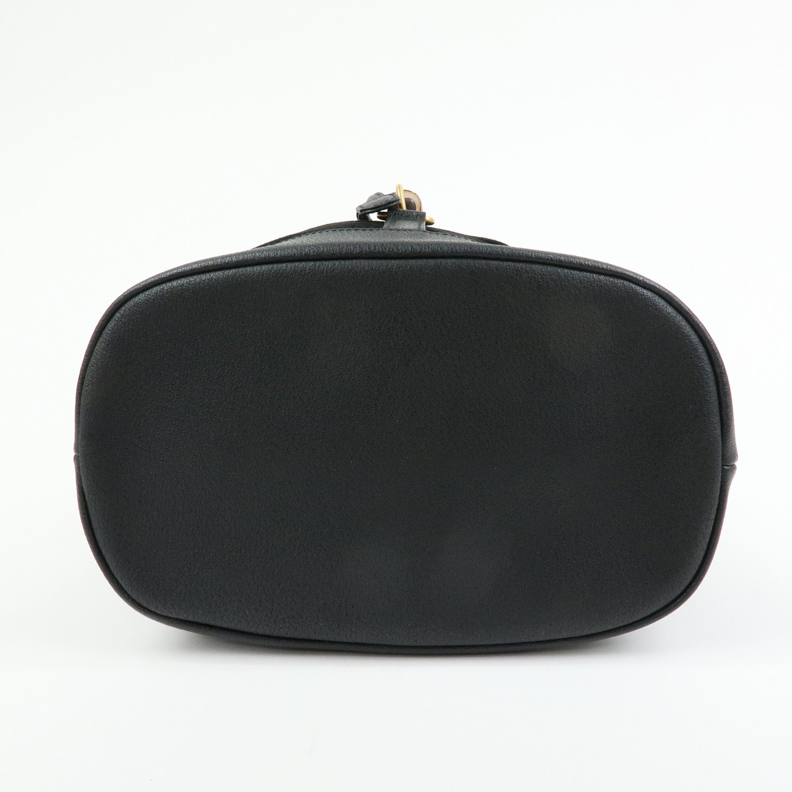 GUCCI Bamboo Suede Leather Backpack Rucksuck Black 003・2855・0043・0