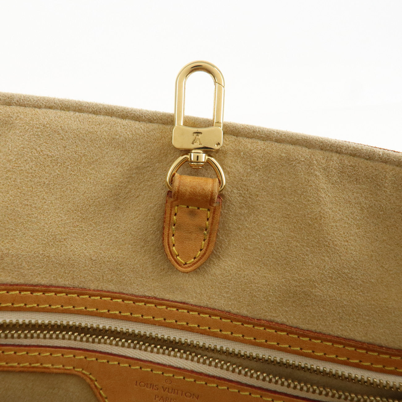 Louis Vuitton Damier Azur Hampstead MM Canvas Hand Bag N51206 Used