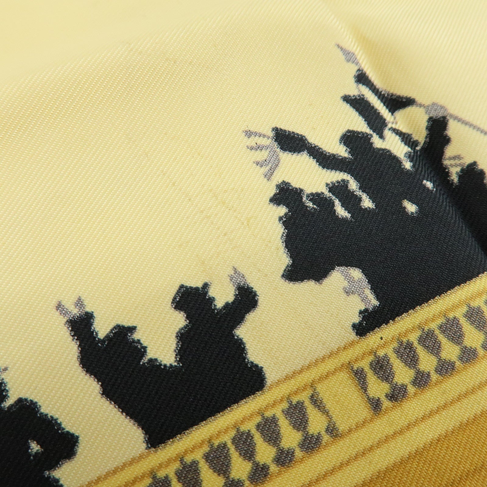 HERMES Carre 90 100% Silk LES PONTS DE PARIS Scarf Moss Green