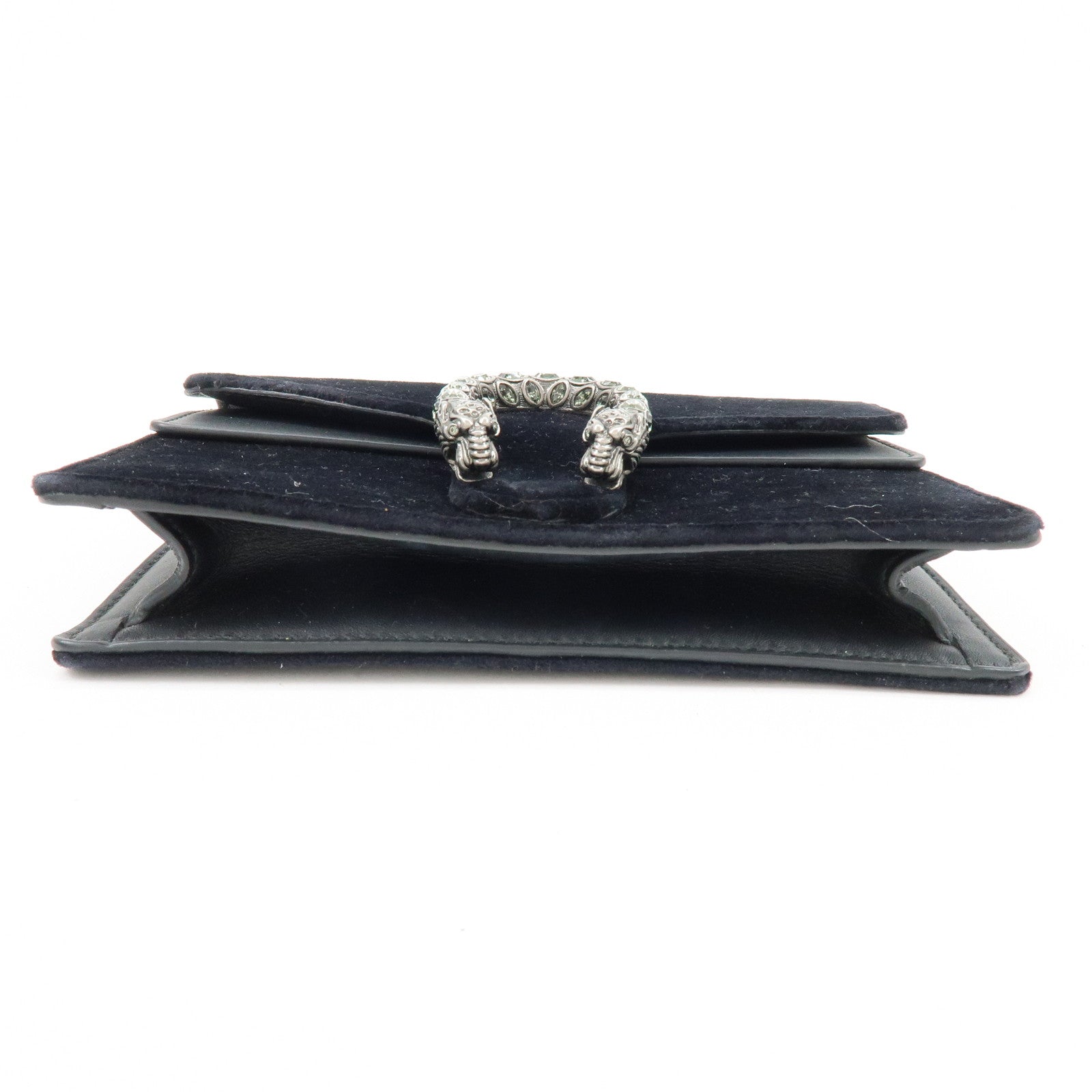 GUCCI Dionysus Super Mini Suede Leather Chain Shoulder Bag 476432
