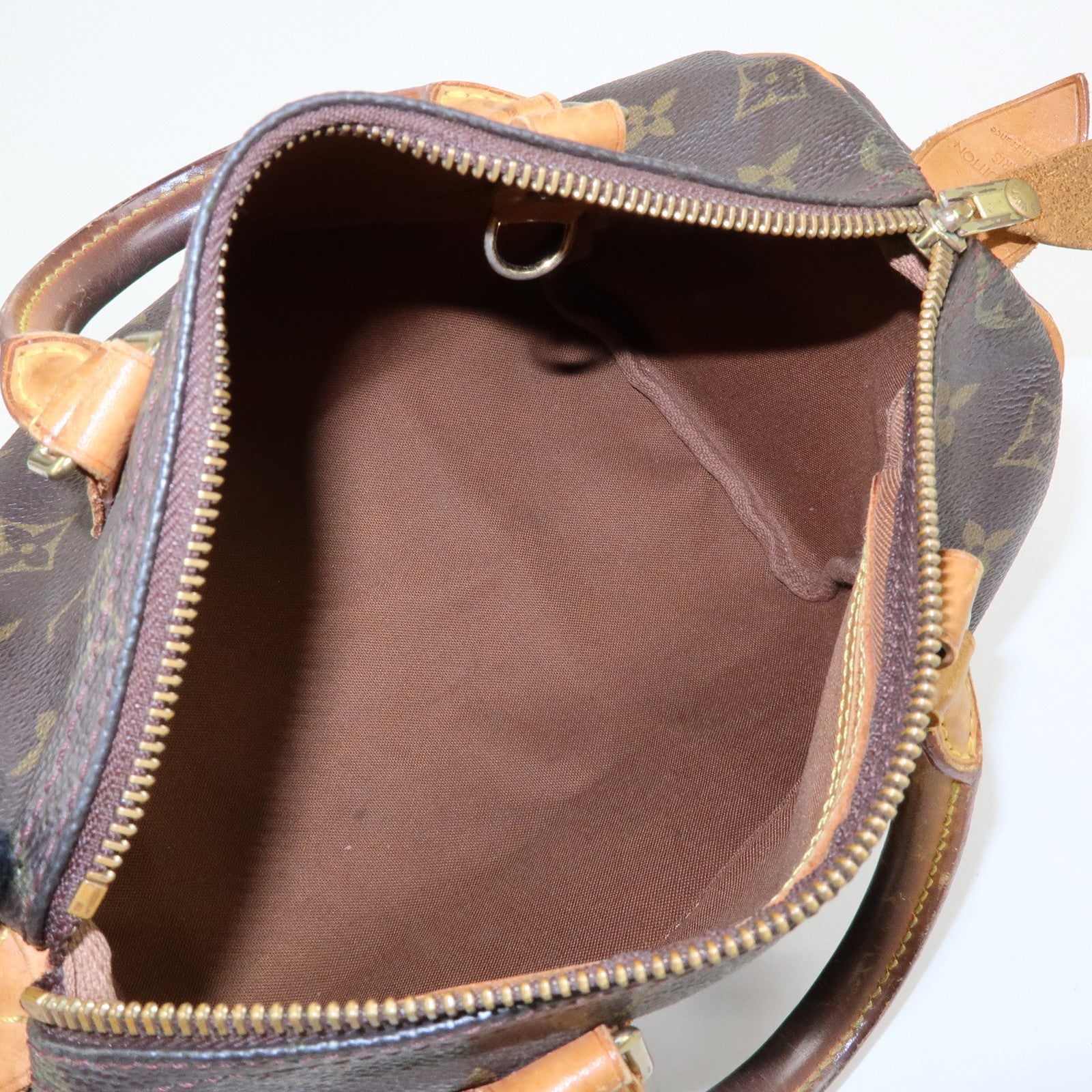 Louis Vuitton Monogram Speedy 25 Boston Bag Hand Bag Brown M41528