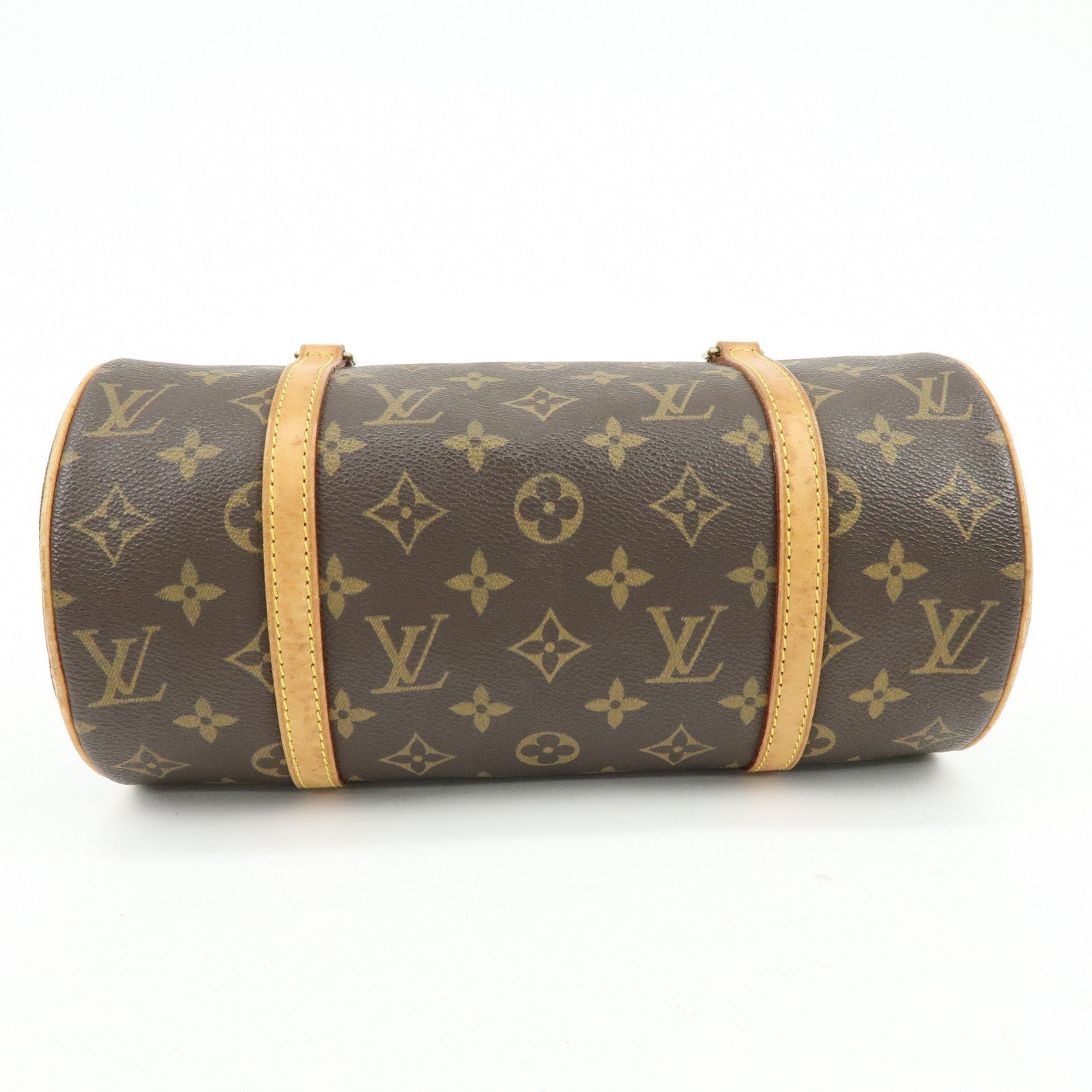 Louis Vuitton Monogram Papillon 26 Hand Bag Brown M51386