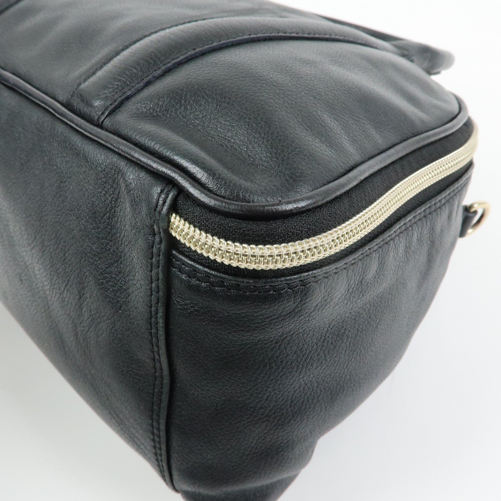Chloe See By Chloe Leather 2Way Bag Shoulder Bag Hand Bag Black