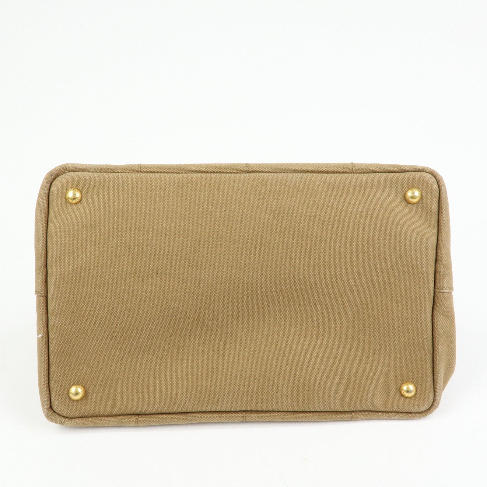 PRADA Triangle Logo CANAPA Canvas 2Way Bag Hand Bag Shoulder Bag