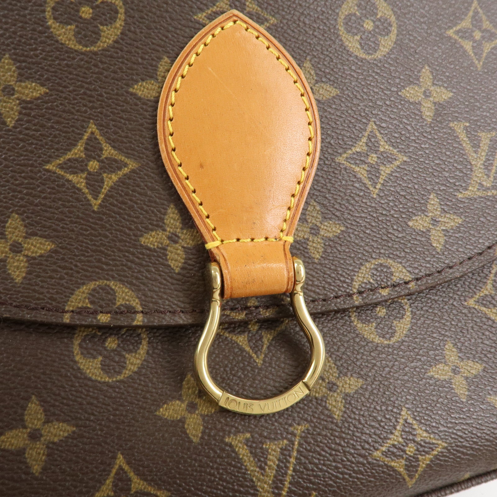 Louis Vuitton Monogram Saint Cloud GM Shoulder Bag Brown M51242 Used
