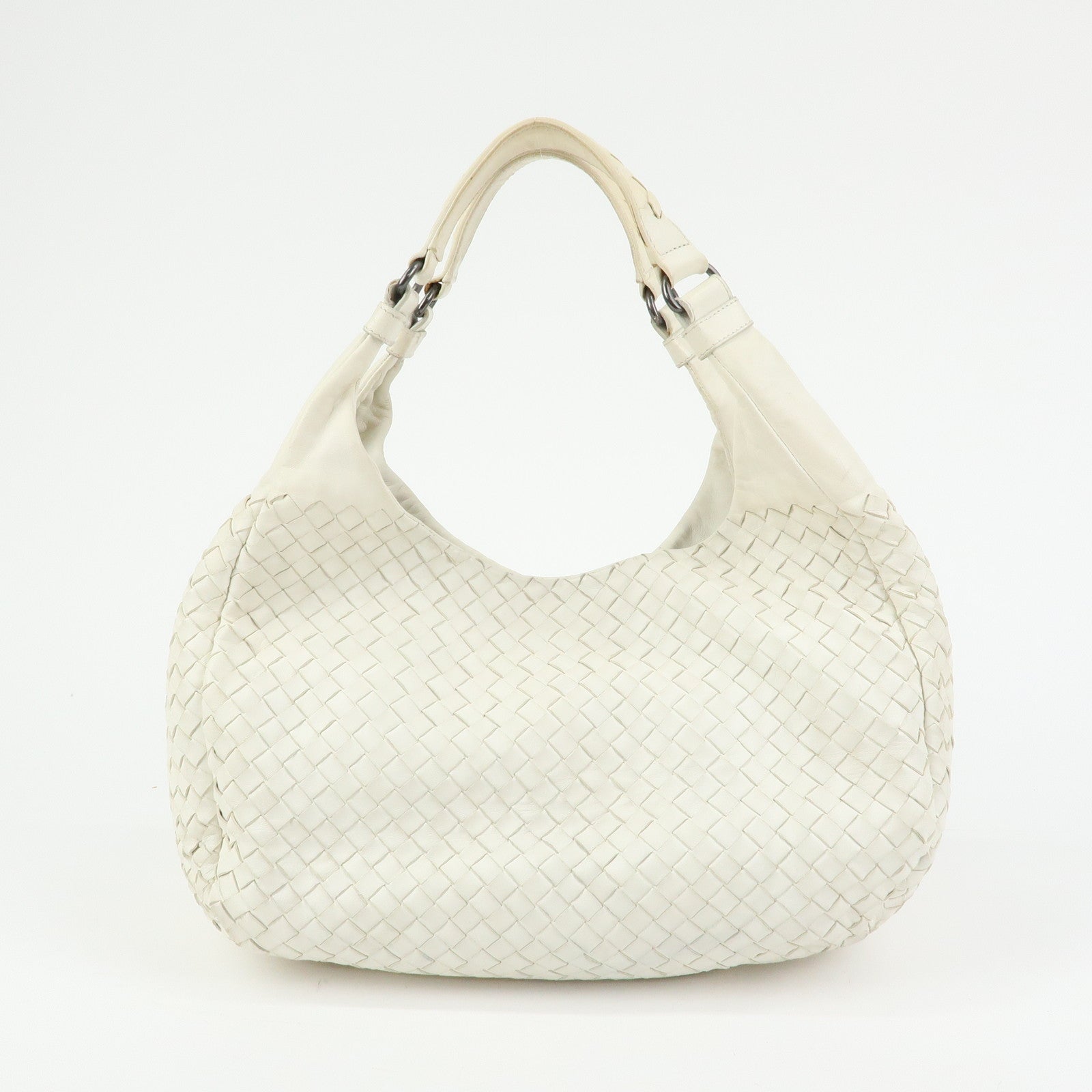 BOTTEGA VENETA Intrecciato Campana Leather Shoulder Bag 125787