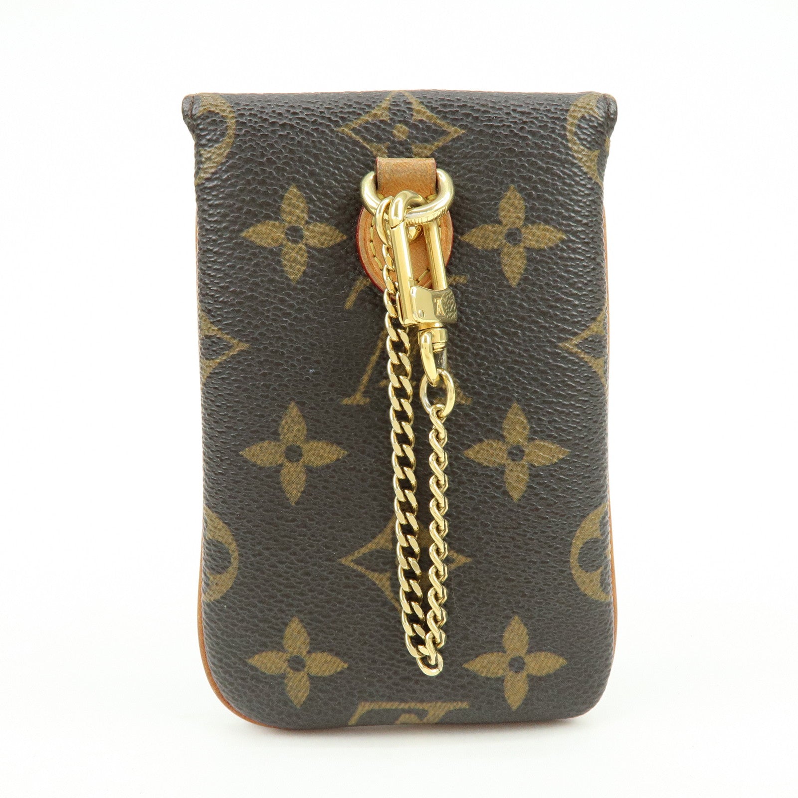 Louis Vuitton Monogram Etui Telefonne MM Phone Case Brown M66546