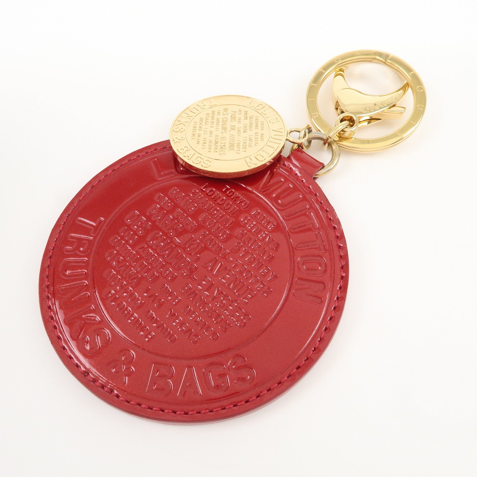 Louis Vuitton Vernis Porte Cles Ron T&B Bag Charm Key Charm M93605