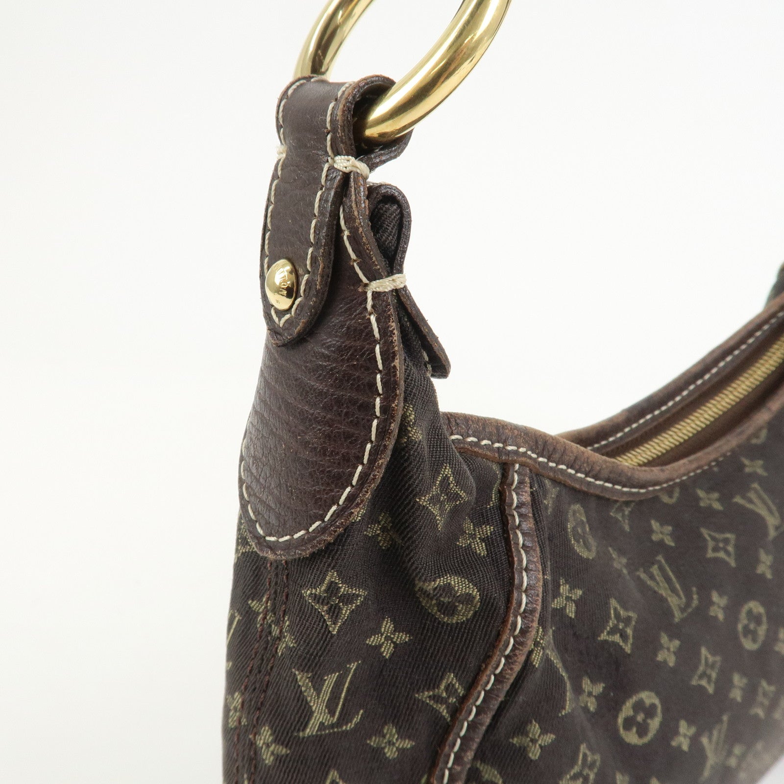 Louis Vuitton Monogram Mini Lin Manon PM Shoulder Bag Ebene M95621