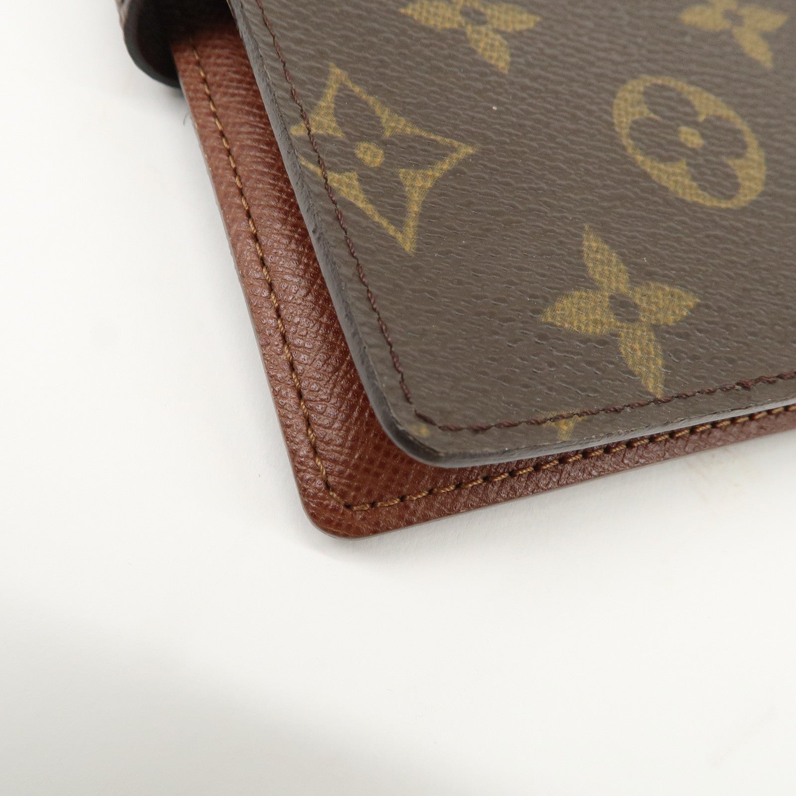 Louis Vuitton Monogram Agenda PM Planner Cover Brown R20005
