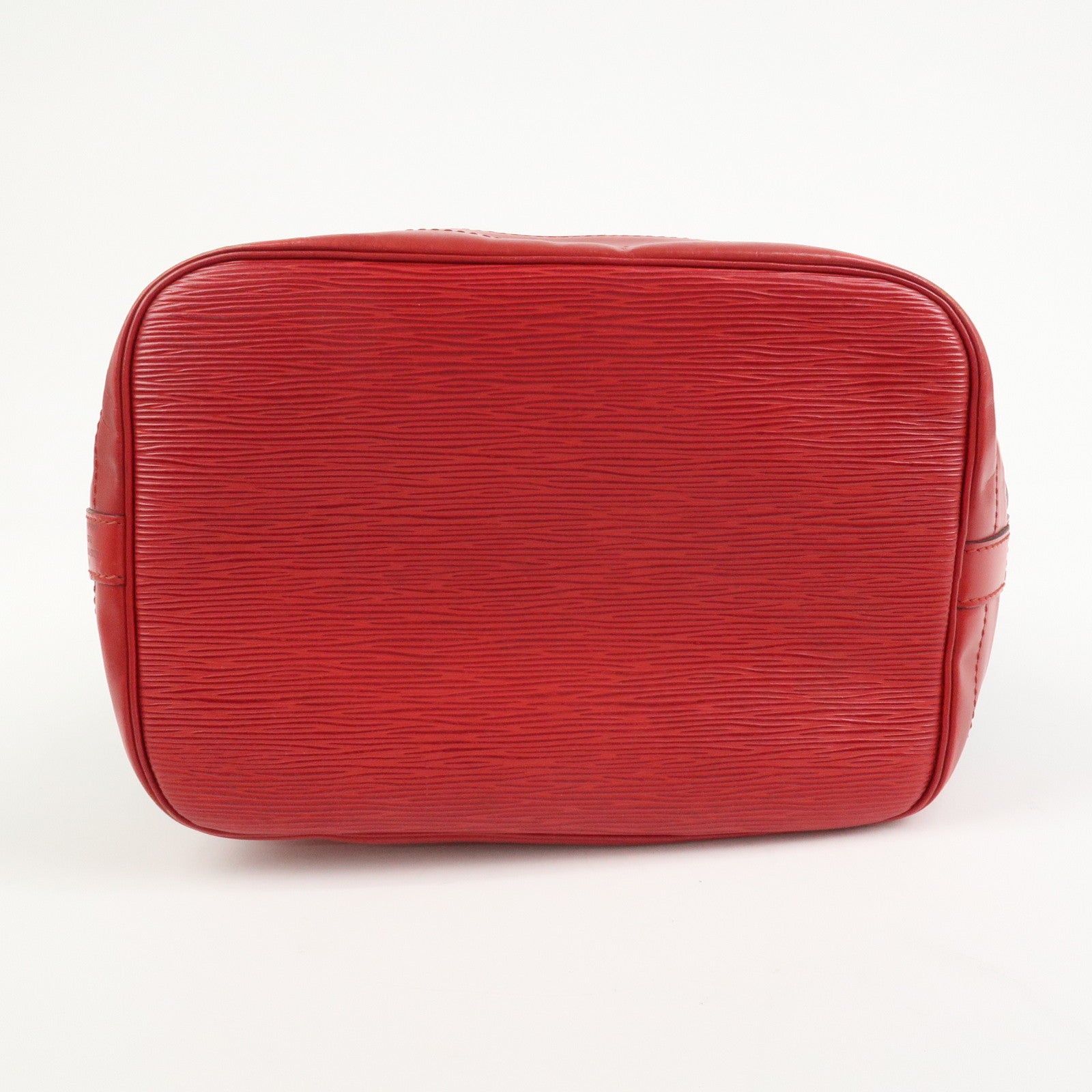 Louis Vuitton Epi Noe Shoulder Bag Noir Castilian Red M44017