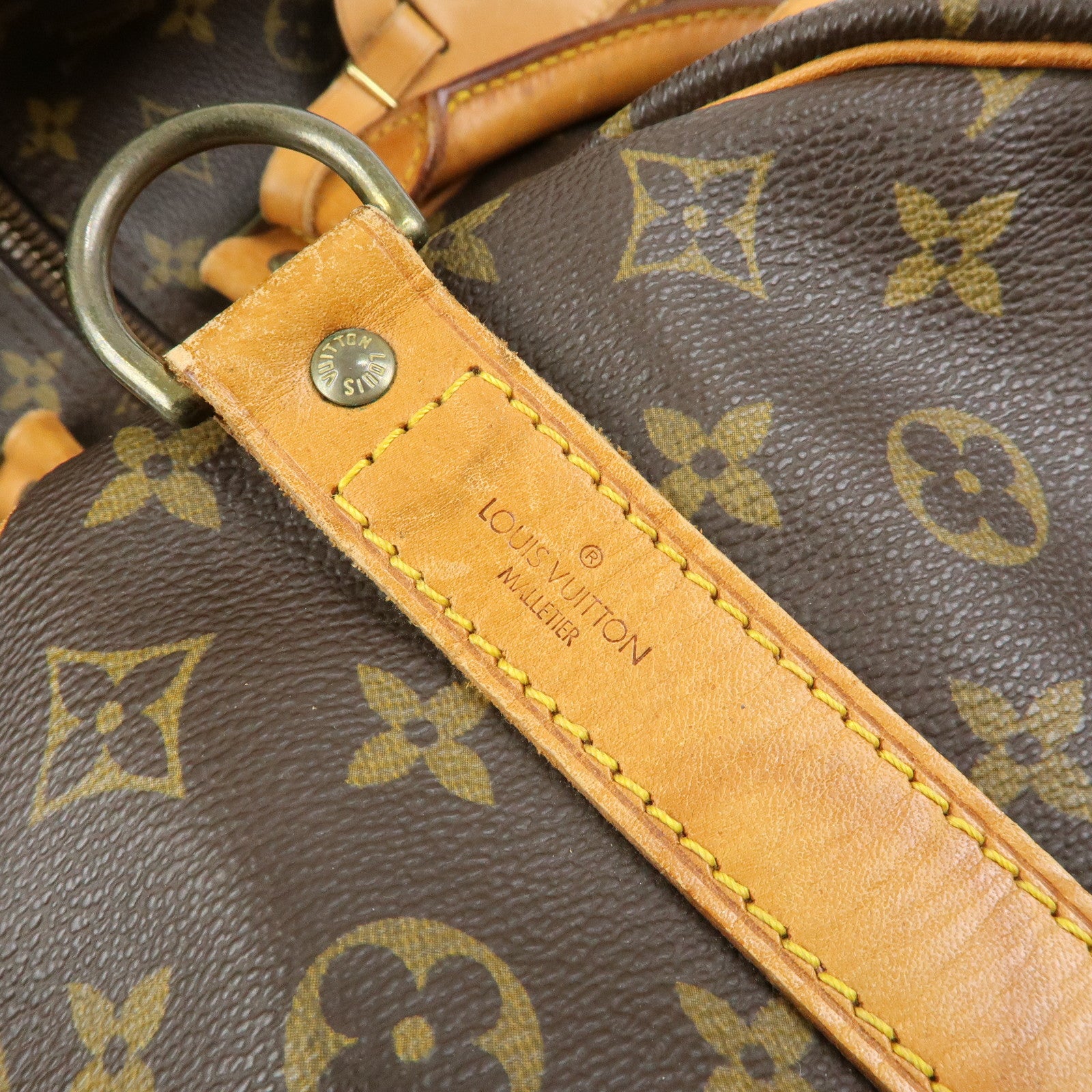 Louis Vuitton Monogram Keep All Bandouliere 60 Boston Bag M41412