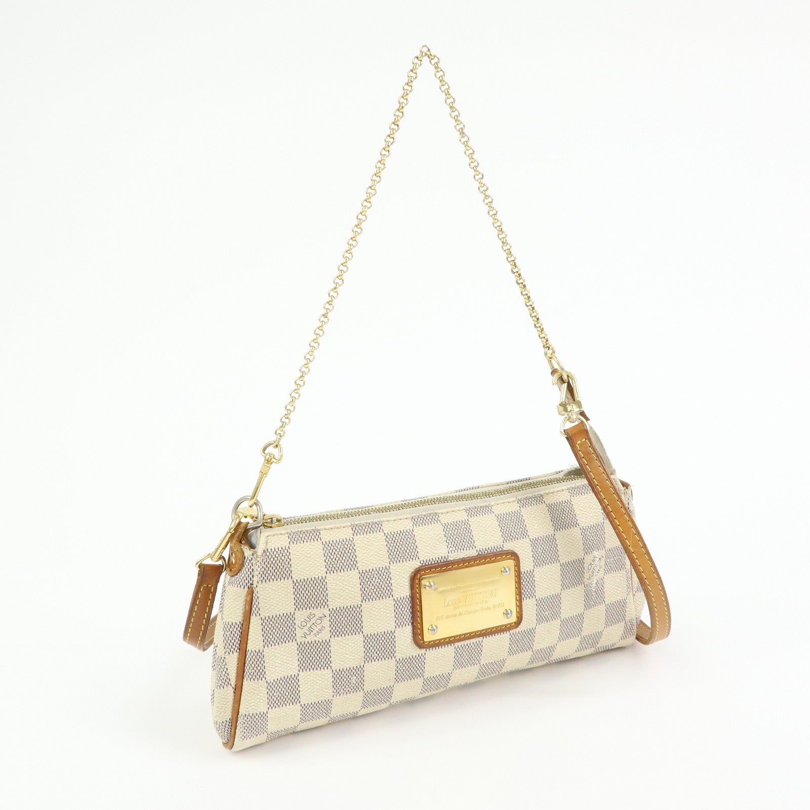 Louis Vuitton Damier Azur Eva 2Way Bag Hand Bag Shoulder Bag N55214