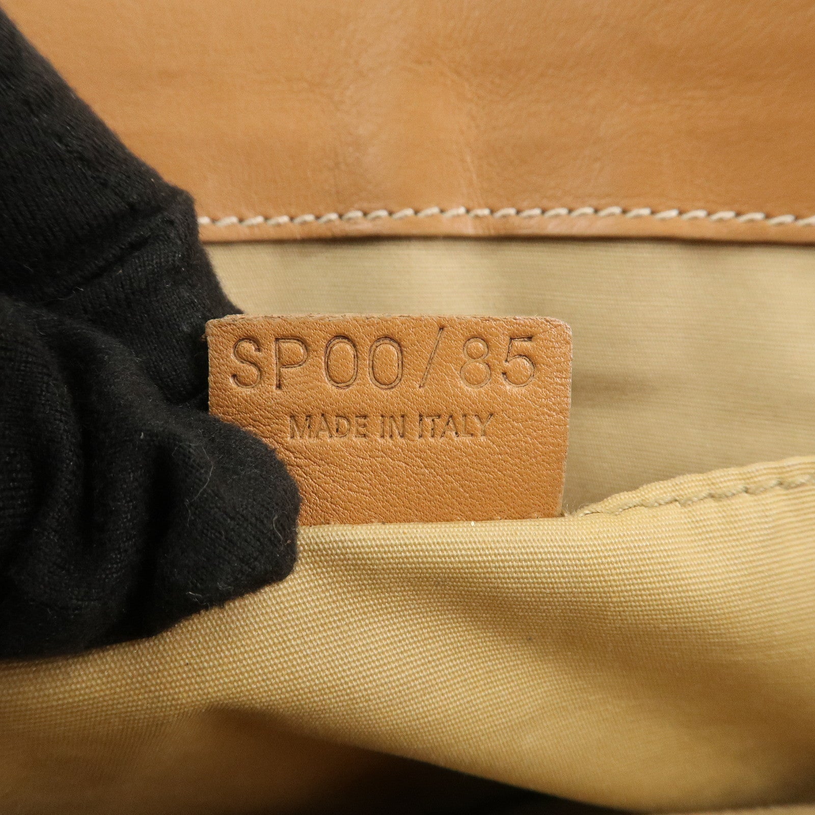 CELINE Macadam Leather Boogie Bag Hand Bag Tote Bag Brown