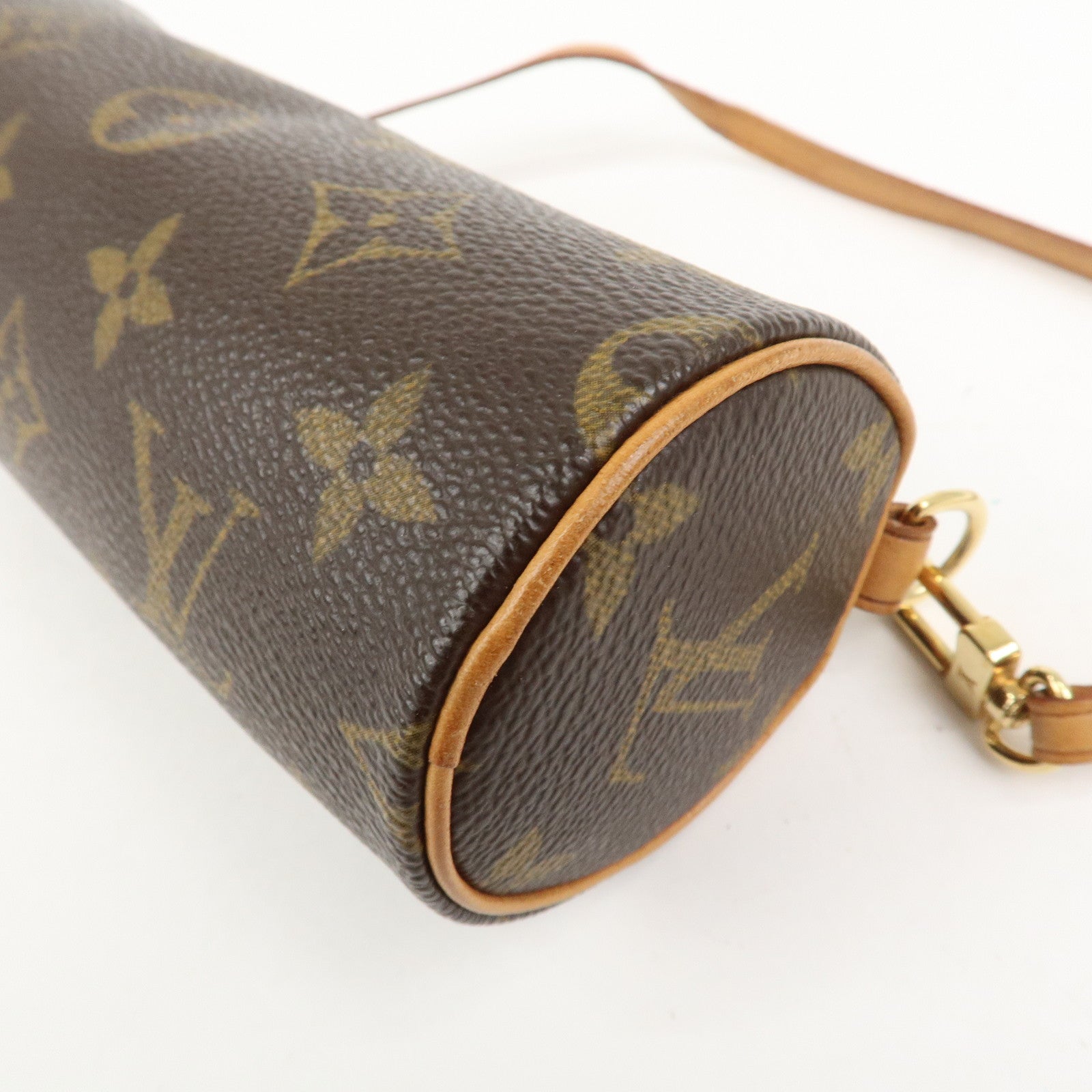 Louis Vuitton Monogram Mini Pouch for Papillon Bag New Style Brown