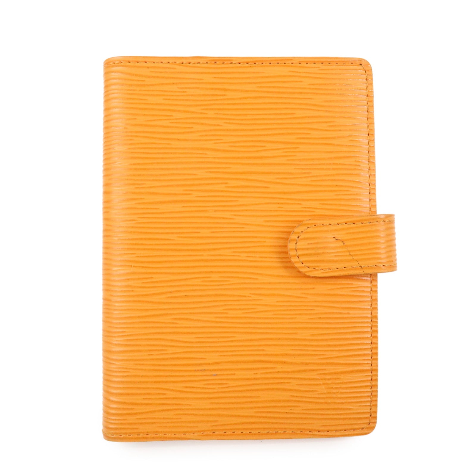 Louis Vuitton Epi Leather Agenda PM Planner Cover Mandarin R2005H