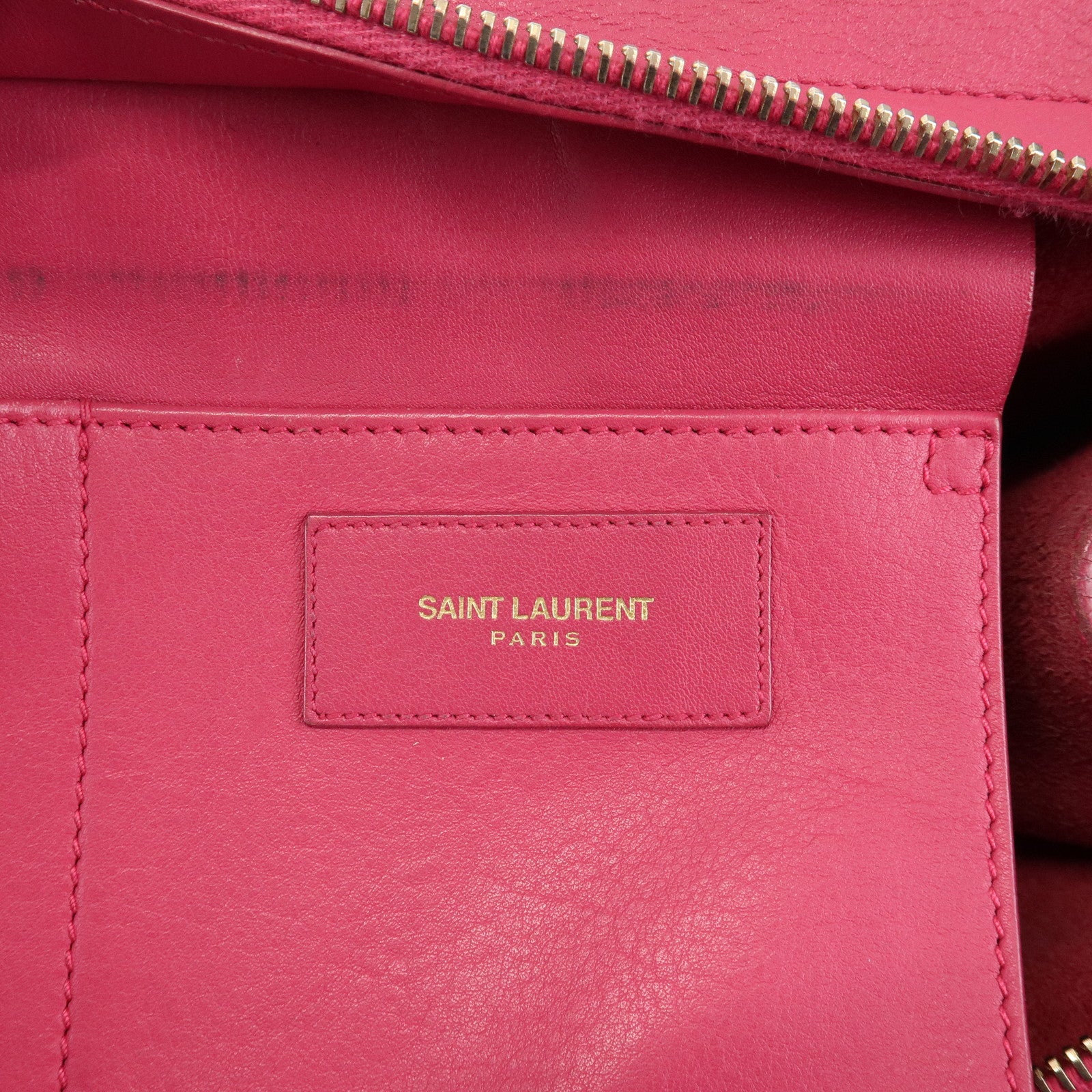 SAINT LAURENT PARIS Petit Cabas Y Line Leather 2Way Bag 311210