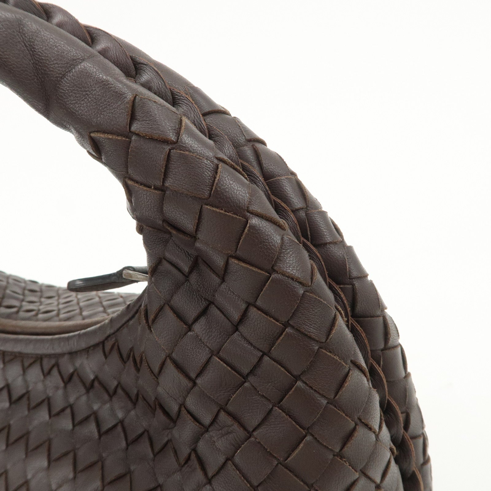 BOTTEGA VENETA Hobo Intrecciato Leather Shoulder Bag 232499
