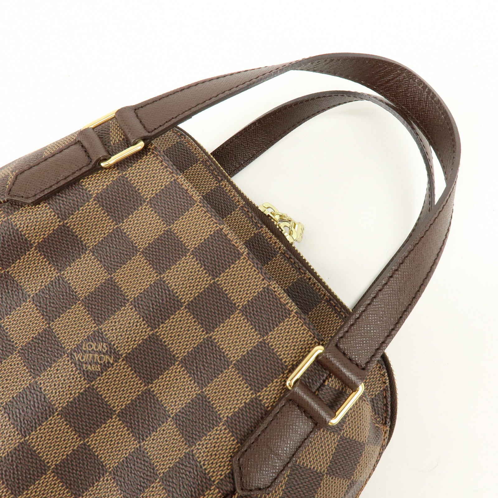 Louis Vuitton Damier Canvas Belem PM Hand Bag Brown N51173