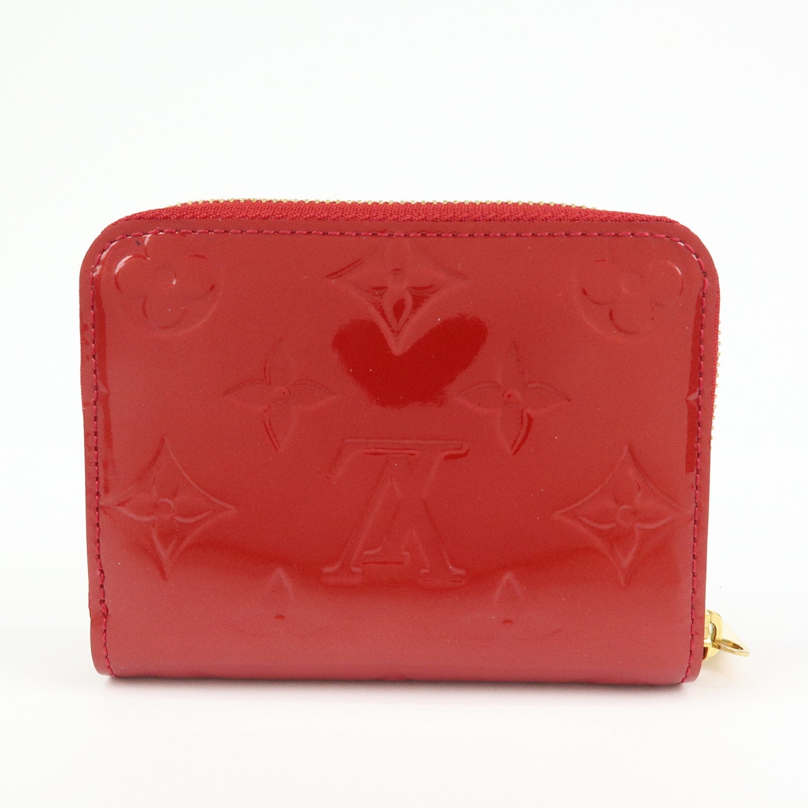 Louis Vuitton Monogram Vernis Zippy Coin Purse Pomme d'Amour M93608