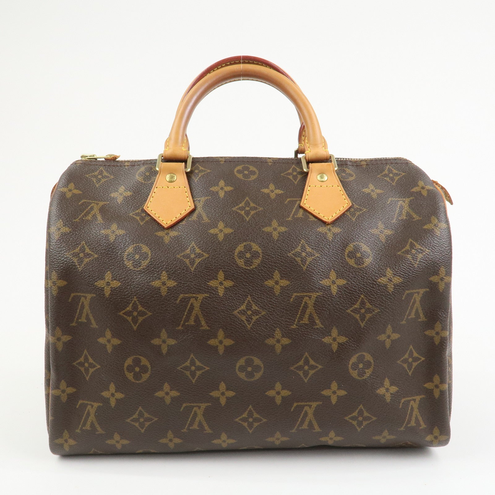 Louis Vuitton Monogram Speedy 30 Boston Bag Hand Bag Brown M41526