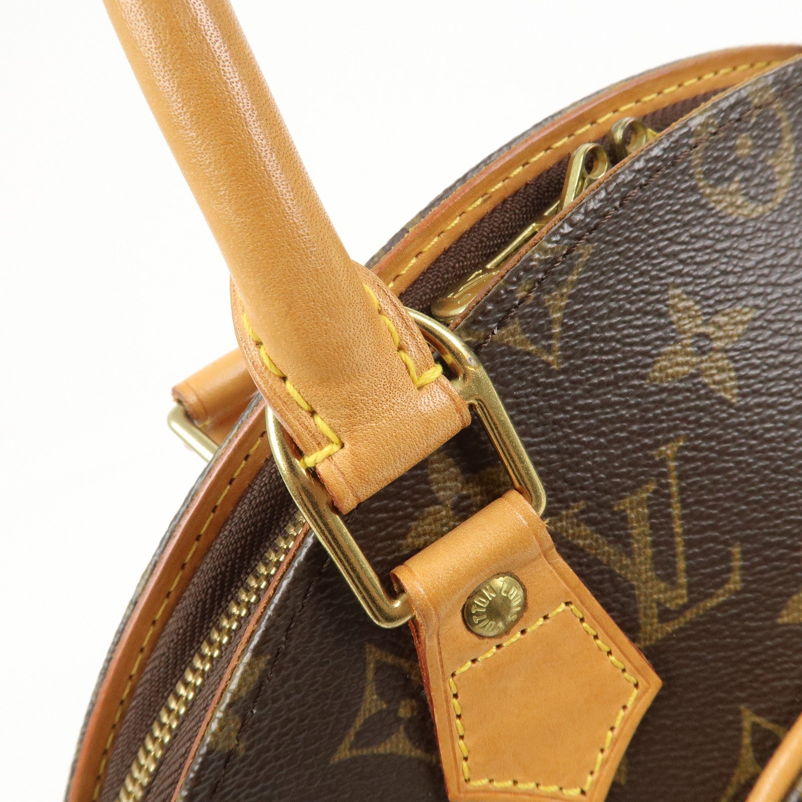 Louis Vuitton Monogram Ellipse PM Hand Bag Brown M51127