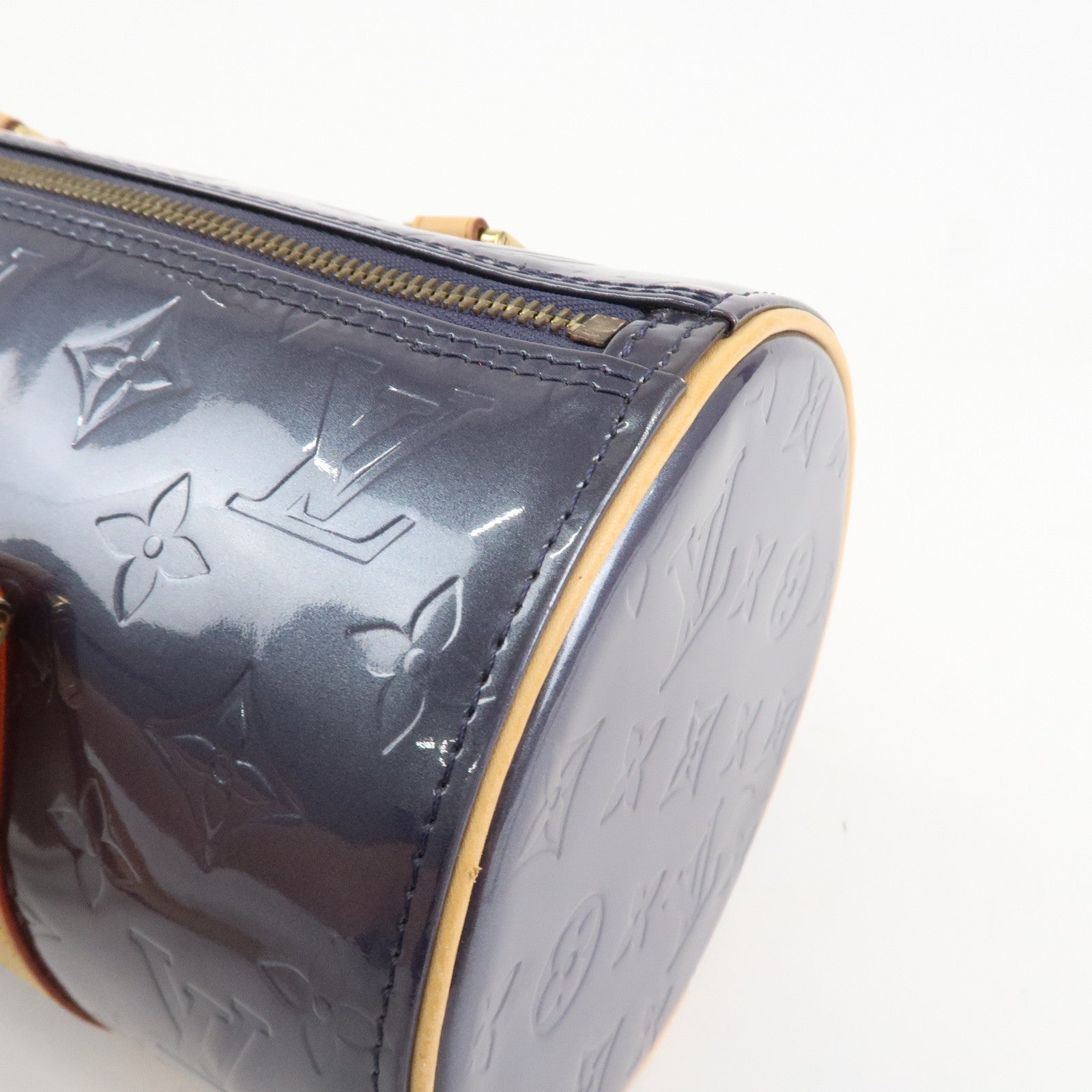Louis Vuitton Monogram Vernis Leather Bedford Hand Bag M91330 Used