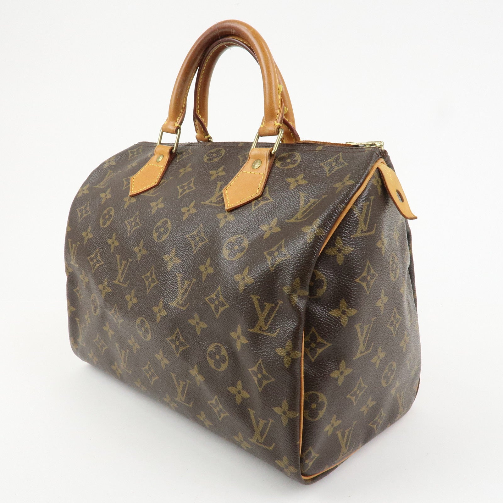 Louis Vuitton Monogram Speedy 30 Boston Bag Hand Bag Brown M41526
