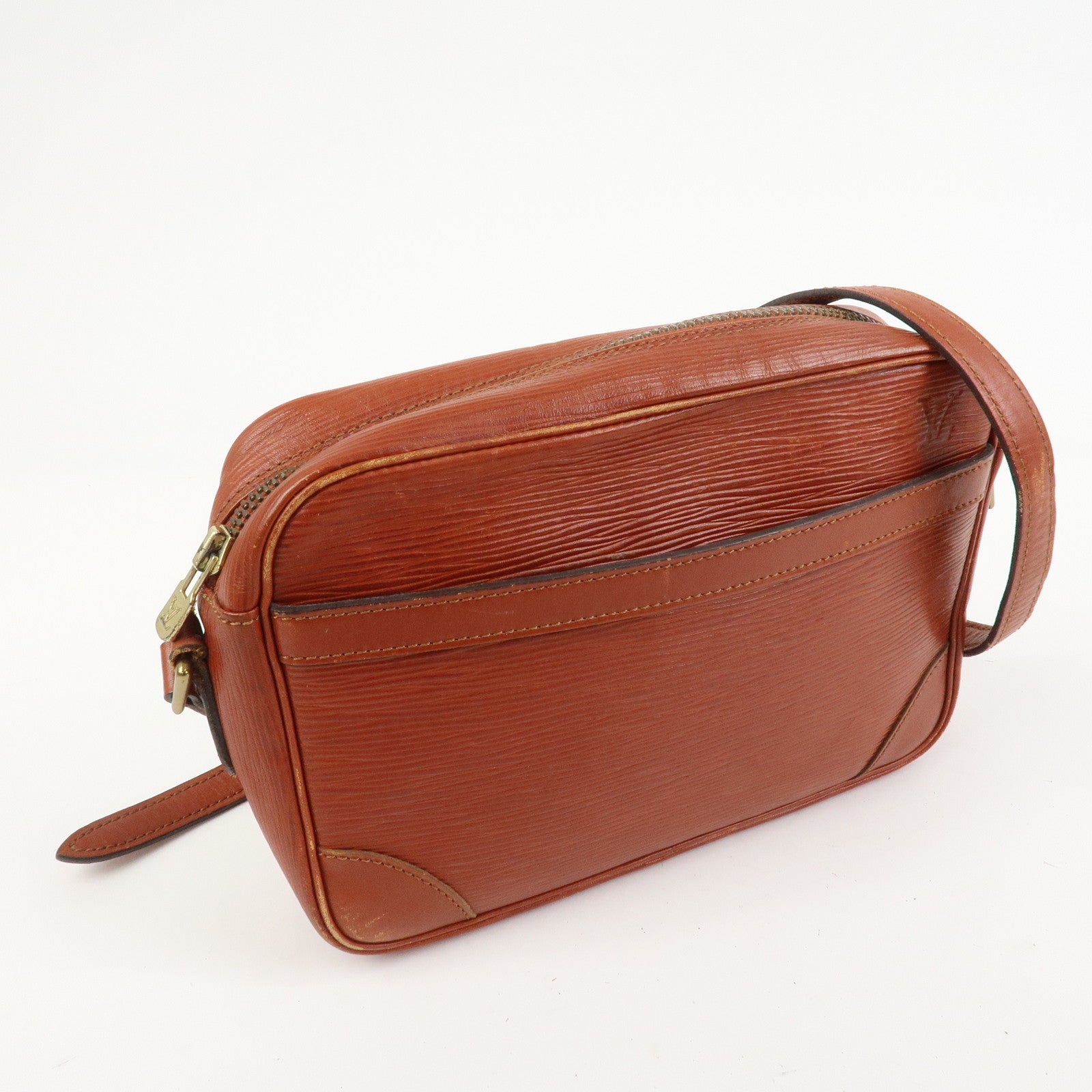 Louis Vuitton Epi Trocadero 24 Shoulder Bag Kenya Brown M52313