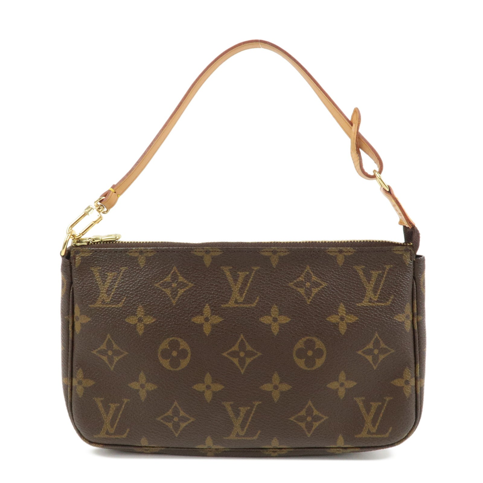 Louis Vuitton Monogram Pochette Accessoires Pouch Hand Bag M51980