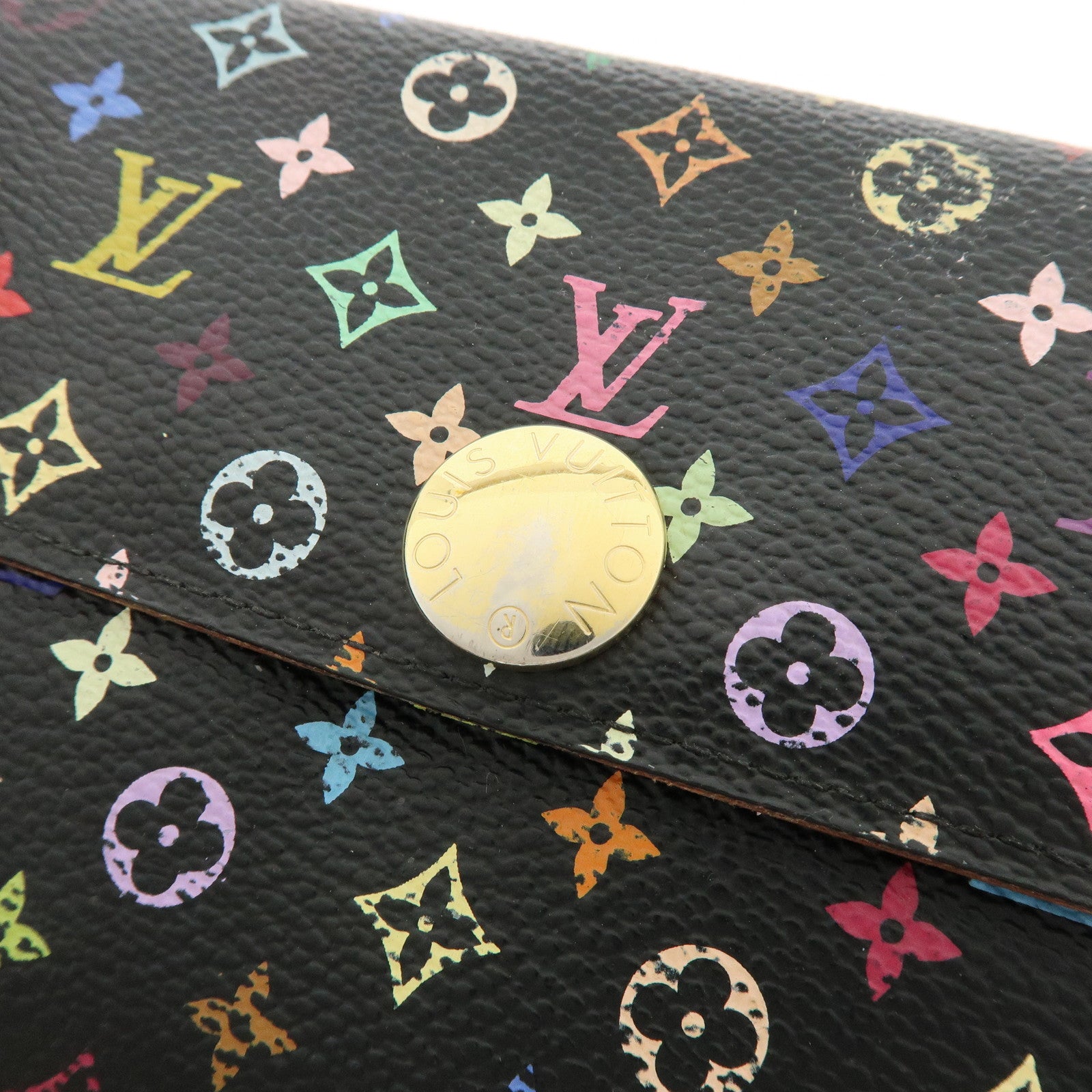 Louis Vuitton Monogram MultiColor Portefeuille Sarah Wallet M9353