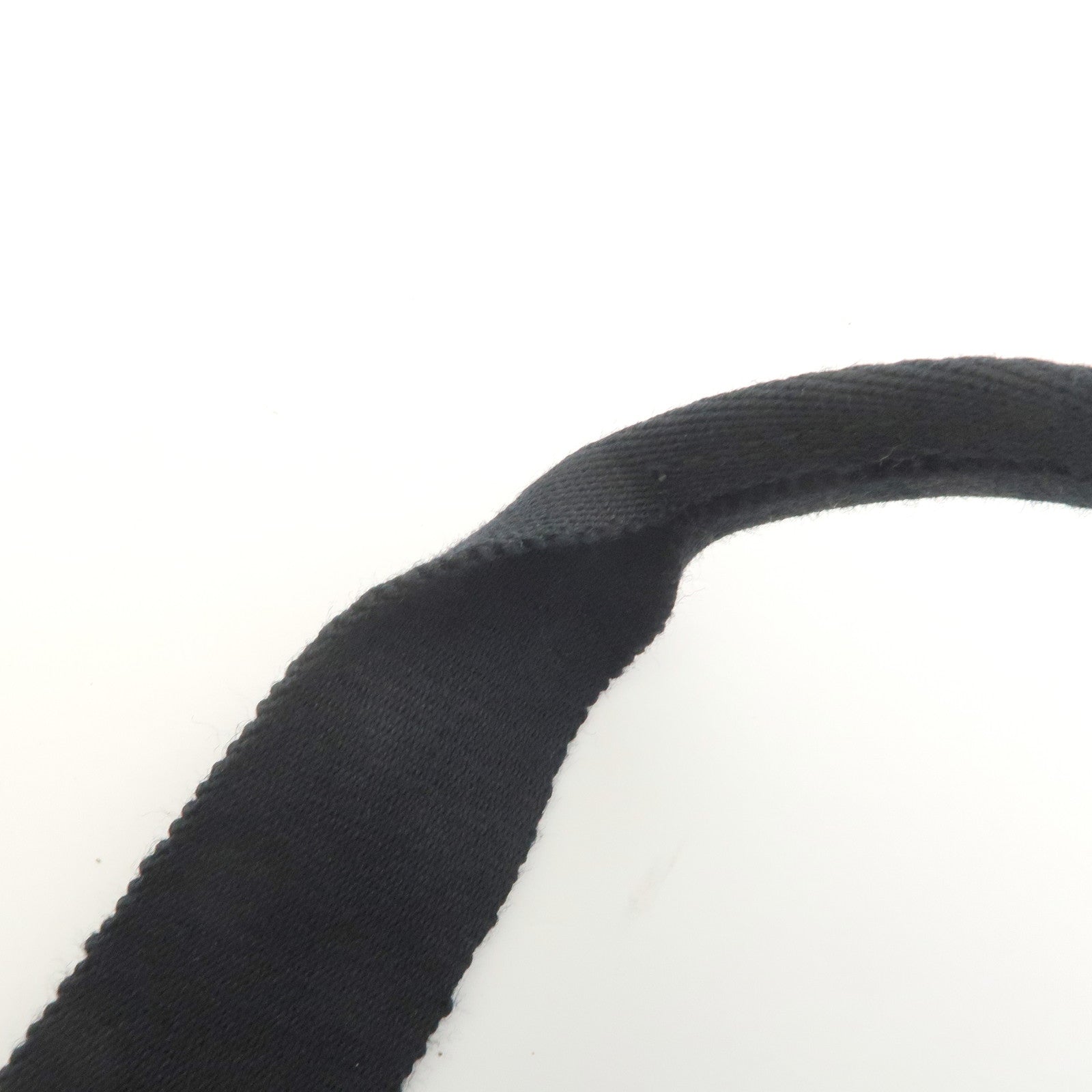 HERMES Saxo MM Toile H Hand Bag Bucket Bag Ivory Black